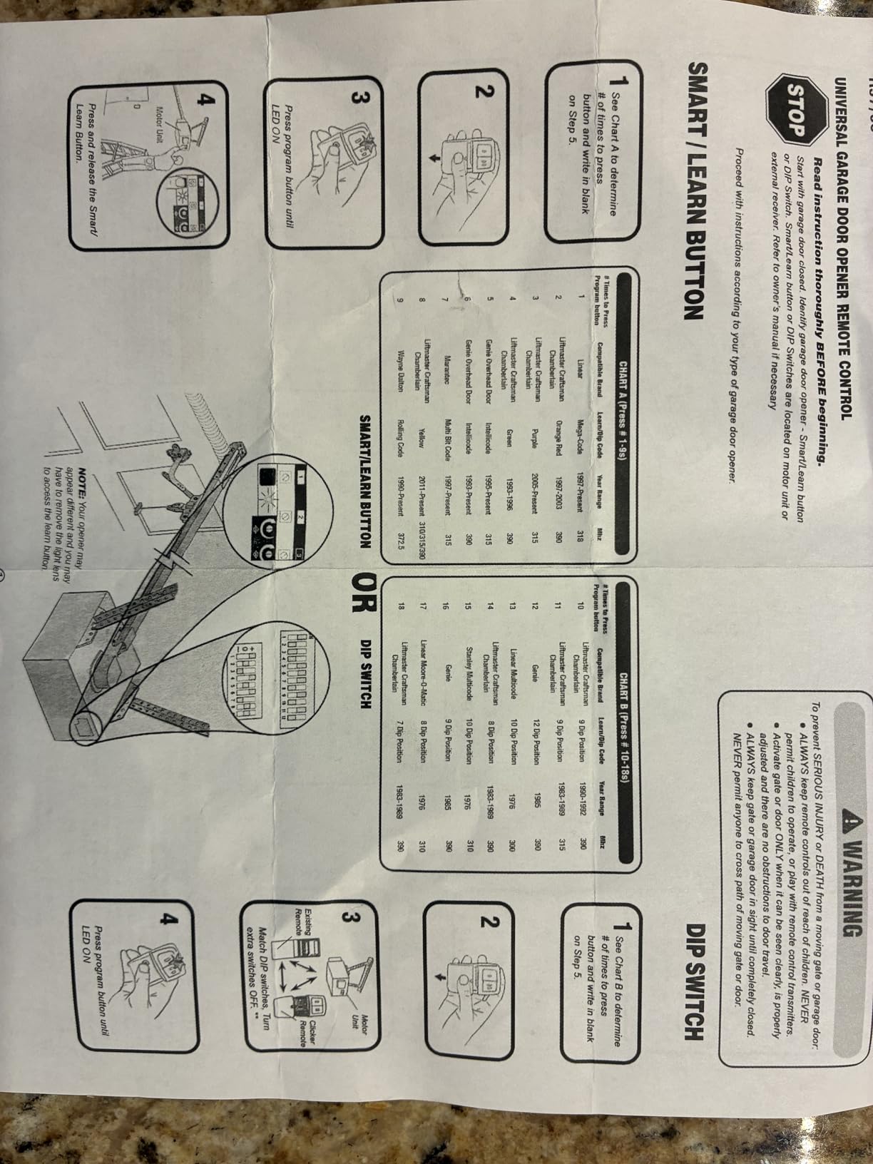 2-Pack Universal Garage Remotes for LiftMaster, Chamberlain, Genie, Linear | Replaces Clicker KLIK1U, 375UT, 375LM | Operates 2 Doors or Gates customer photo 2