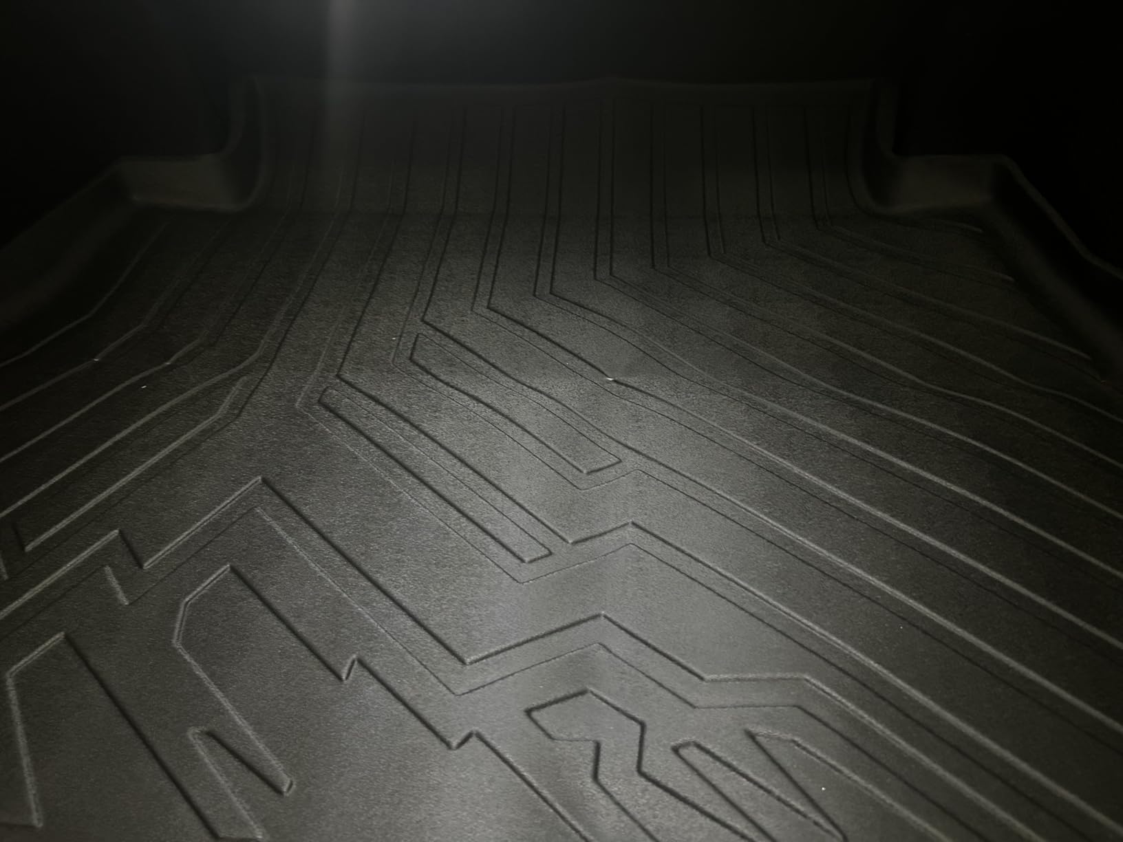 KUST Trunk Cargo Mat for 2011-2019 Ford Explorer, Rear Cargo Trunk Liner for Explorer Accessories All Weather Protection TPE Rubber Raised Edge customer photo 1