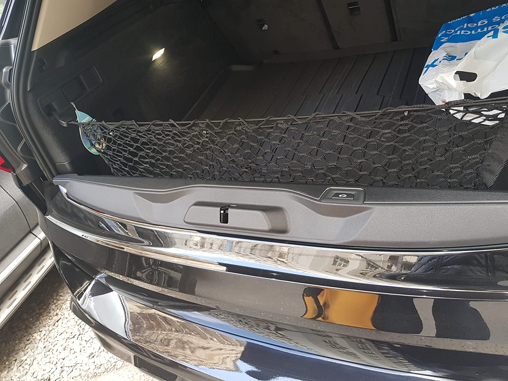 Envelope Style Trunk Cargo Net Black for BMW X5 G05 2018-2026 - Car Accessories - Premium Trunk Organizers and Storage - Cargo Net for SUV - Vehicle Carrier Organizer for BMW X5 G05 customer photo 1