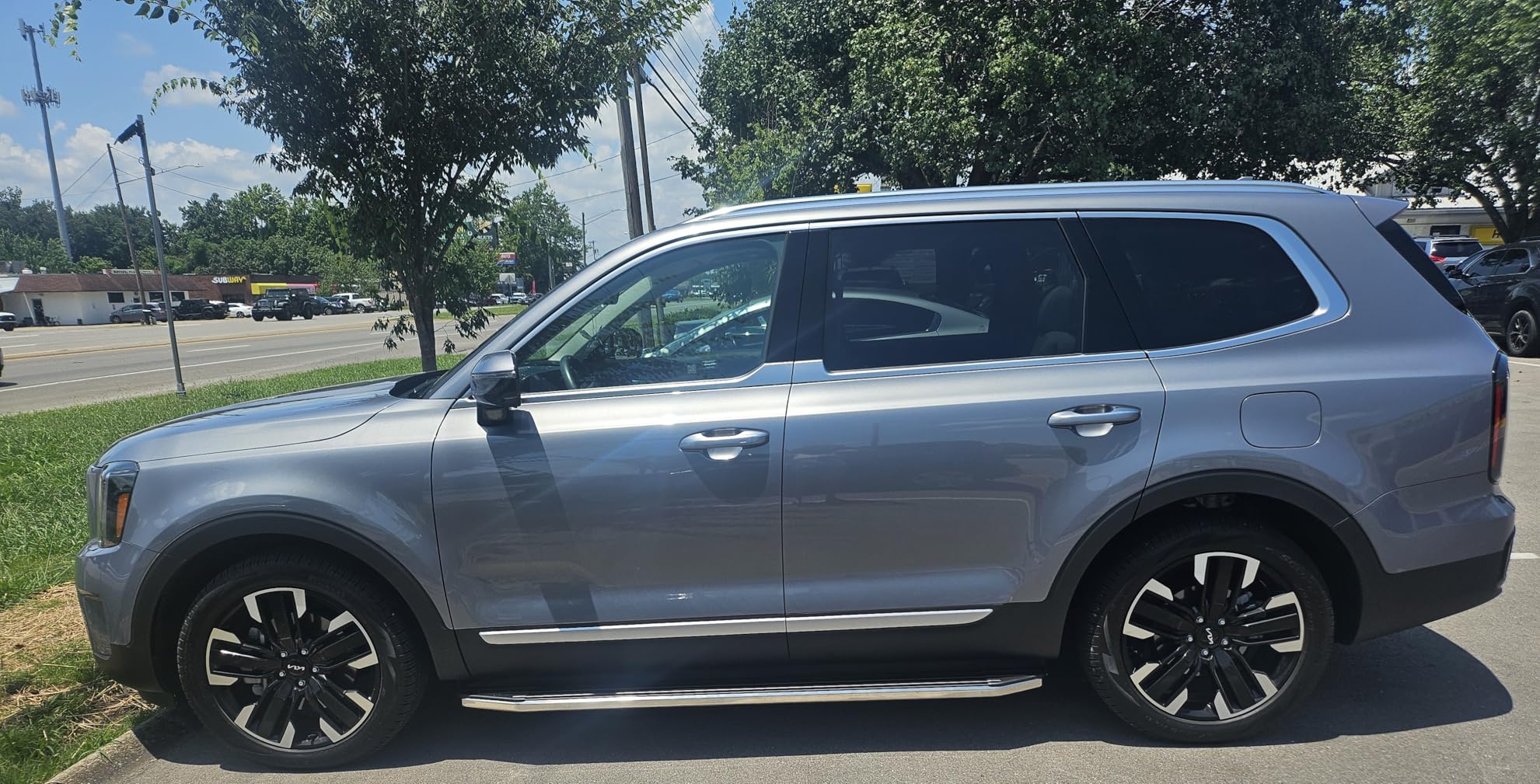 TAC Side Steps Running Boards Compatible with 2020-2025 KIA Telluride SUV 5.5