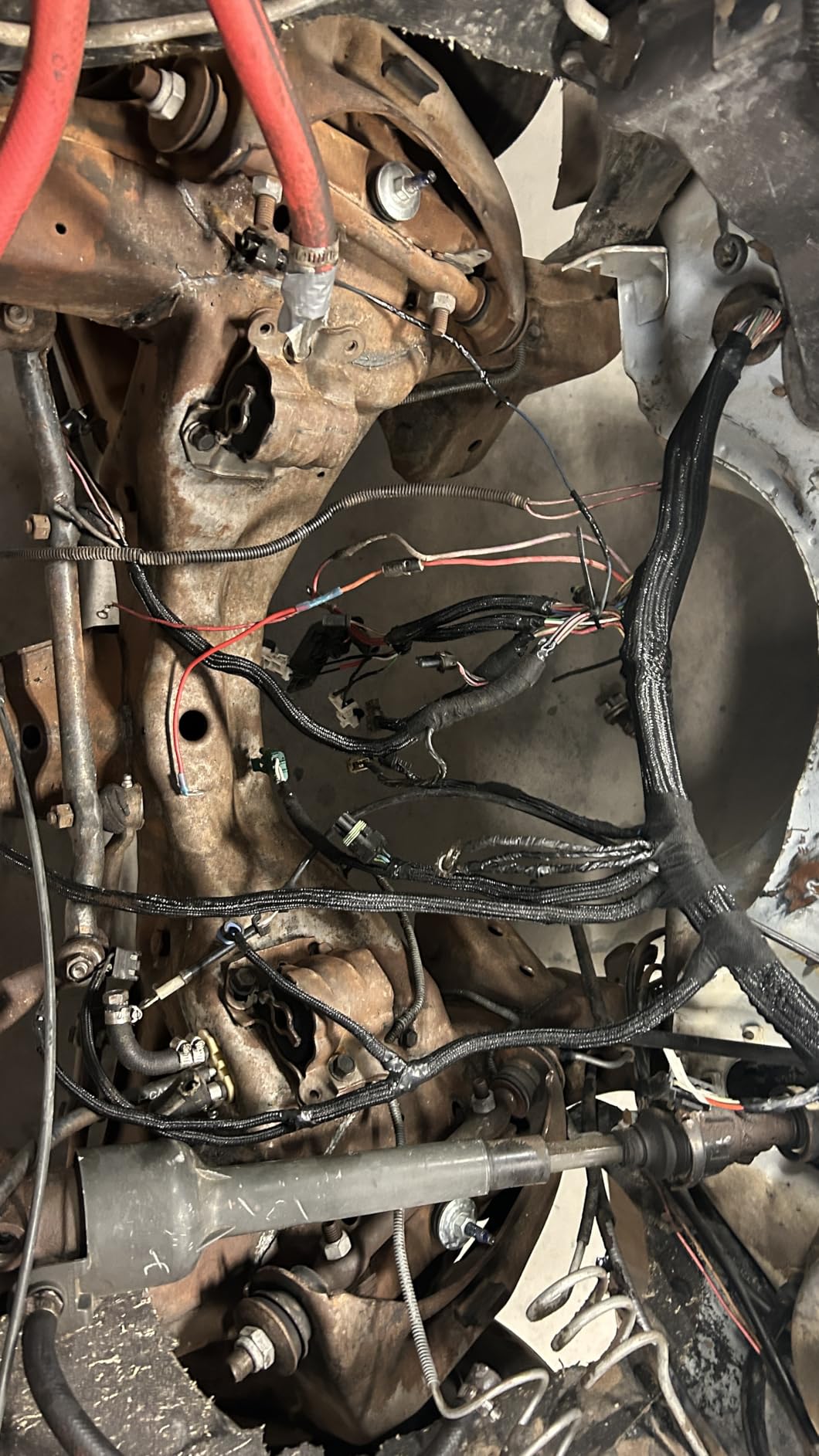 Boao 3 Pieces Cord Protector Wire Loom Black Tubing Cable Sleeve Split Sleeving for USB Charger Cord Cover Audio Video Cable, Each Size 10 ft 3/4 Inch, 1/2 Inch, 1/4 Inch customer photo 1