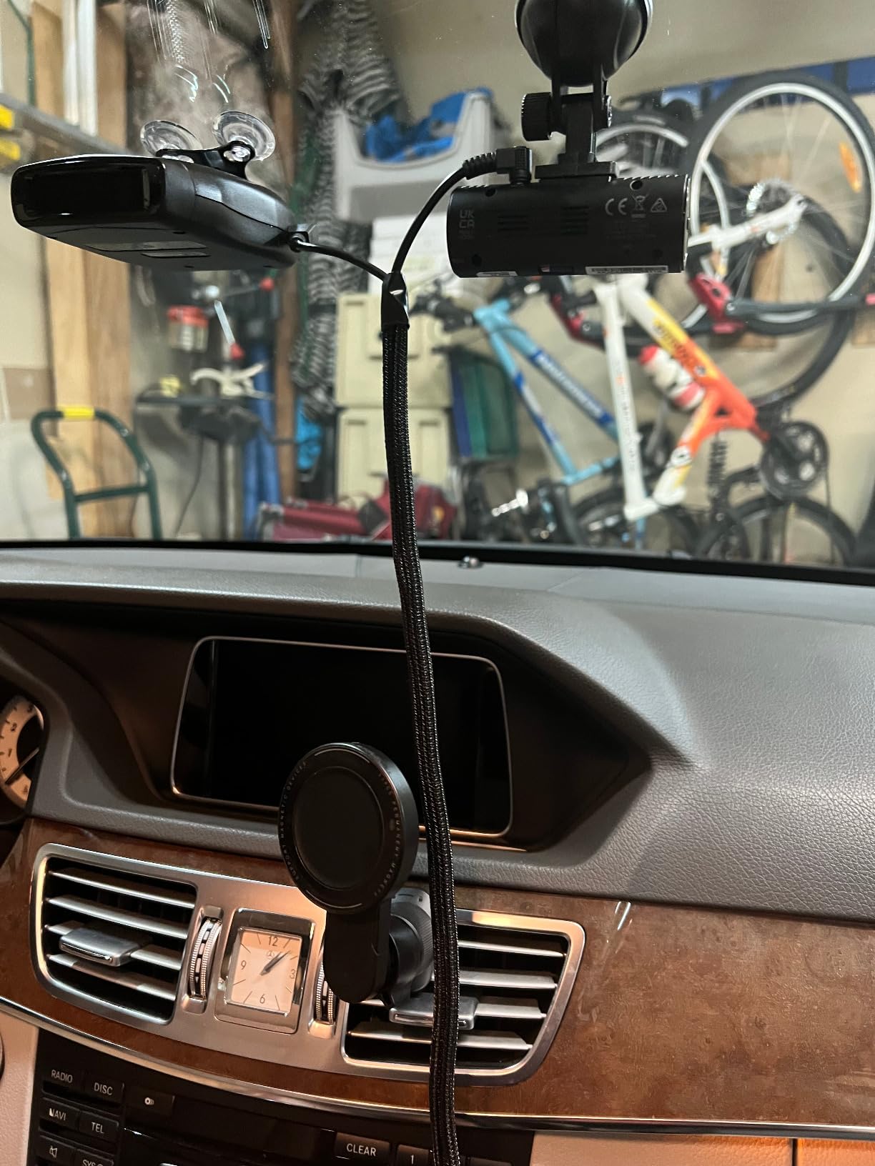 Boao 3 Pieces Cord Protector Wire Loom Black Tubing Cable Sleeve Split Sleeving for USB Charger Cord Cover Audio Video Cable, Each Size 10 ft 3/4 Inch, 1/2 Inch, 1/4 Inch customer photo 2