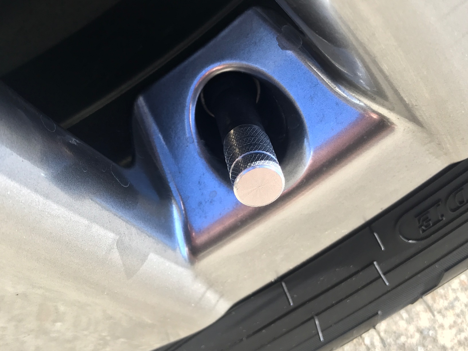 Aootf Black Aluminum License Plate Frames- Heavy Duty Car Tag Cover with Screw Caps, 2 Pack Front & Rear Holders for Women/Men, with Screws, Tire Valve Caps, Rattle Proof Pads, 4 Hole customer photo 1