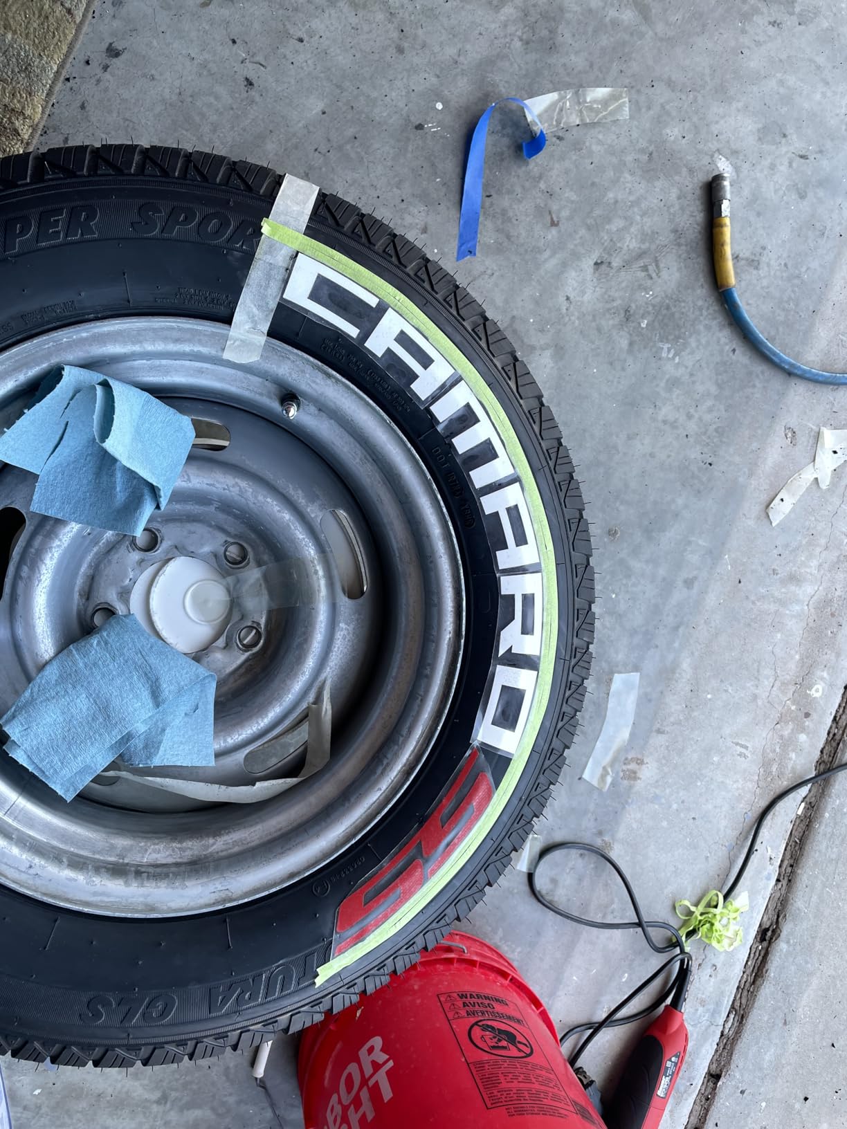 Tire Stickers - FleXement Tire Lettering Application Adhesive Glue - 20gm customer photo 1