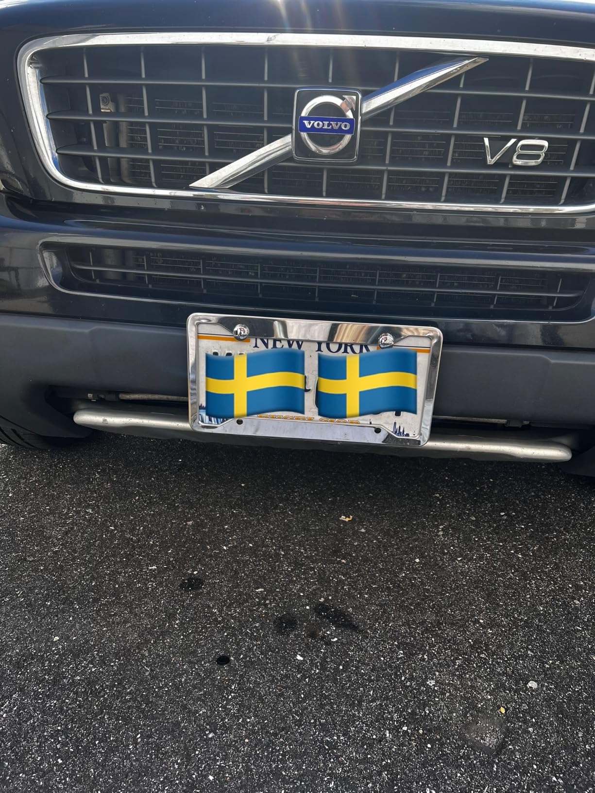 BGGTMO Stainless Steel License Plate Frames - 2 Pack Heavy Duty Polished Mirror Car Tag Cover with Chrome Screws Caps, 4 Holes customer photo 1