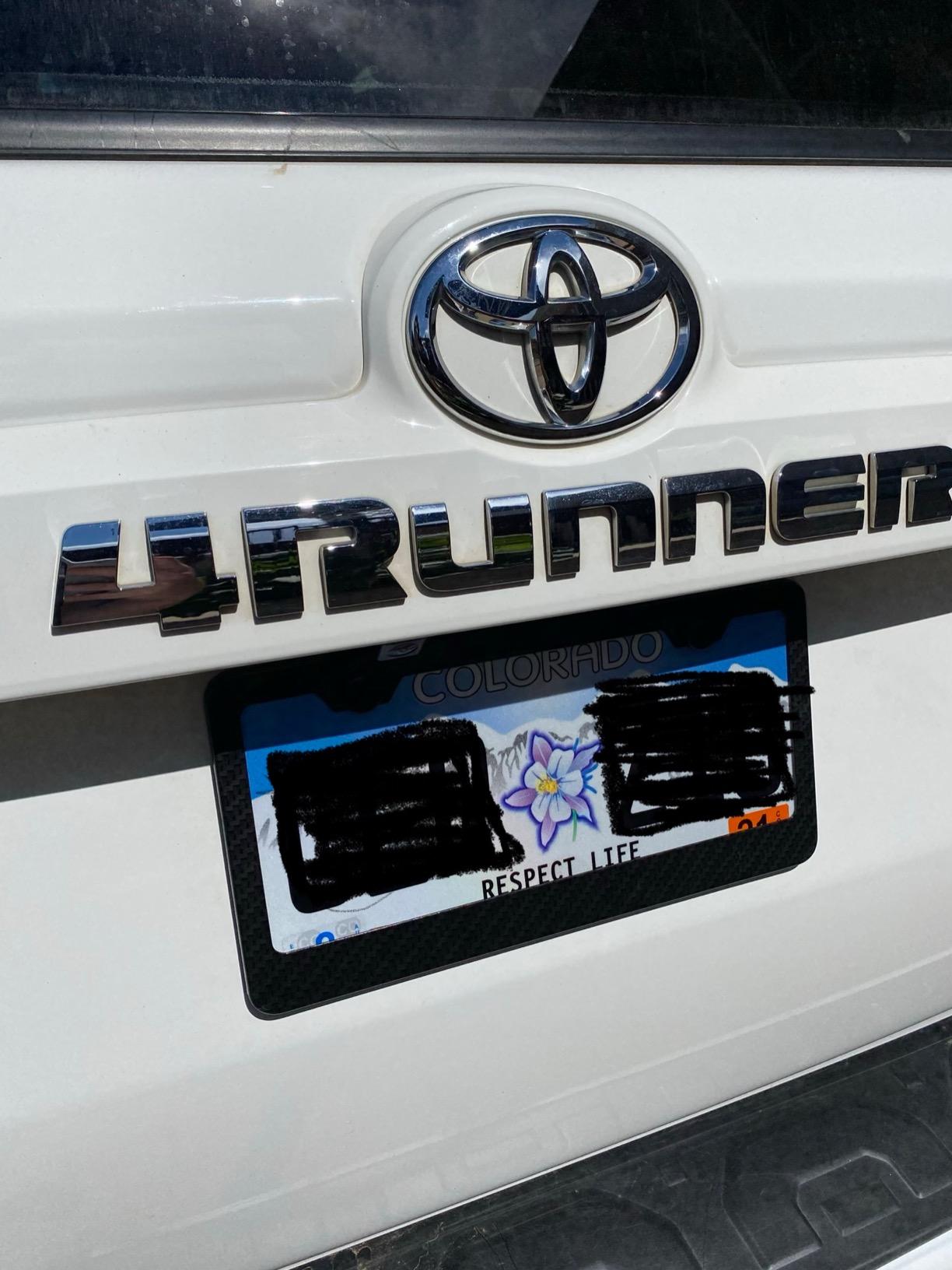 BGGTMO Stainless Steel License Plate Frames - 2 Pack Heavy Duty Polished Mirror Car Tag Cover with Chrome Screws Caps, 4 Holes customer photo 2