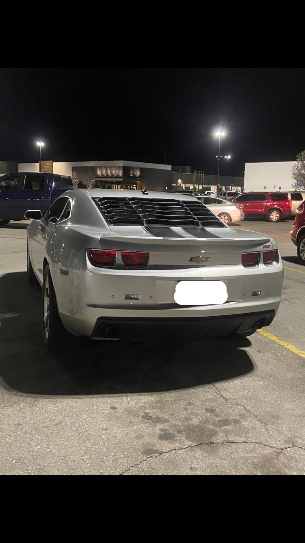 Rear+Side Window Louvers for Chevrolet Chevy Camaro 2016-2024 Windshield Sun Shade Cover Vent Scoop GT Lambo Style Custom Fit All Weather ABS (Matte Black) customer photo 2