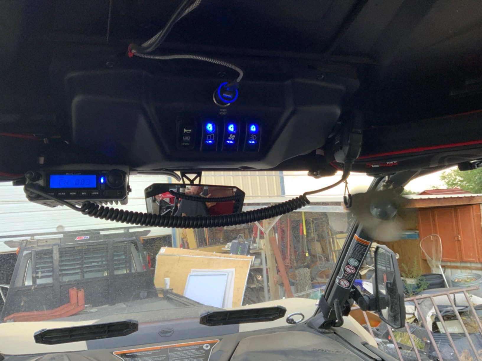 Nilight 6PCS 5PIN SPST Rocker Switches with 6 Sets Jumper Wires Set 20A/12V 10A/24V On/Off Toggle Switches with Night Glow Sticker for Trucks Boats Auto Motorcycles, 2 Years Warranty (90131F), Blue customer photo 2