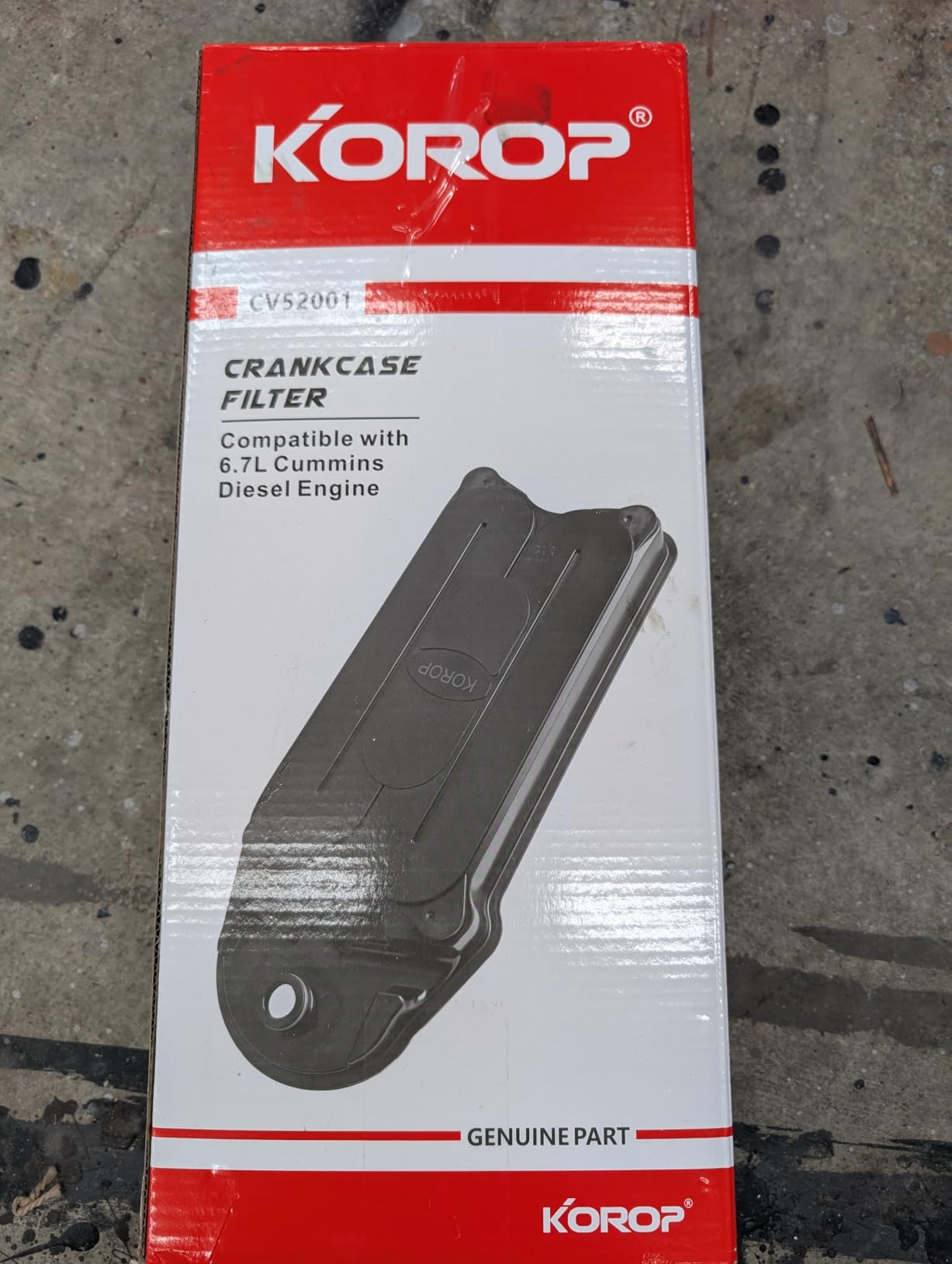 6.7 Cummins Crankcase Ventilation Filter Replaces# CV52001 68002433AB 4936636 904-418 Fits for 2008-2021 Dodge Ram 2500 3500 4500 5500 6.7L ISB Diesel Engines Crankcase Breather Element CCV Filter customer photo 2