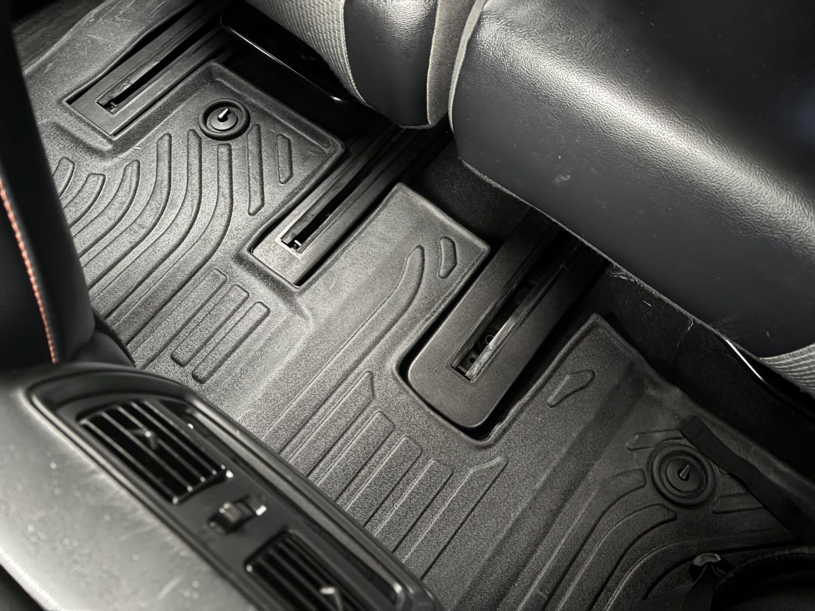 VIWIK Floor Mats Fit for Nissan Pathfinder 7 Seat 2013-2020 / QX60/ 2013 JX35 2014-2020, Car Mats All Weather Custom Floor Liners Full Set Include 1st 2nd 3rd Row, Automotive Floor Mats TPE Black customer photo 1