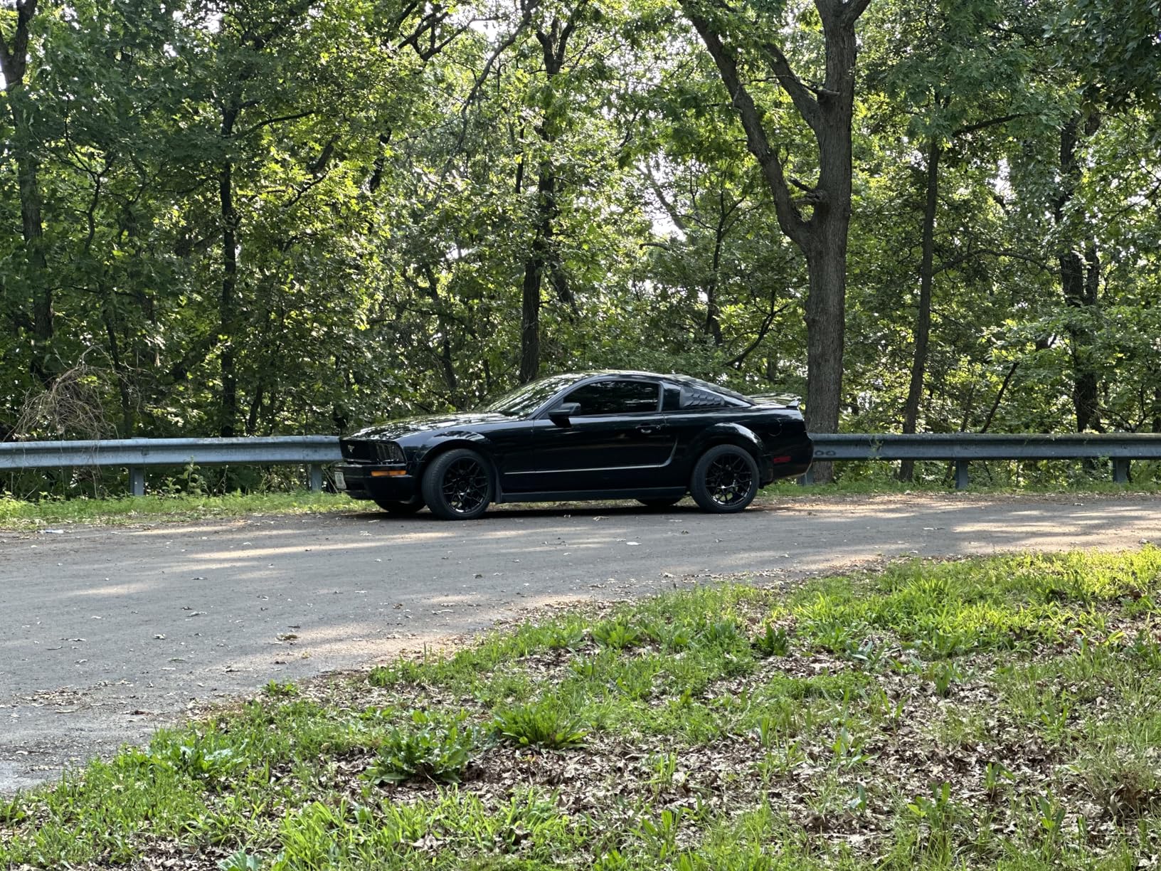 2015-2023 Rear+Side Window Louvers Windshield Sun Shade Cover Lambo Style Matte Black Compatible with Ford Mustang 2015 2016 2017 2018 2019 2020 2021 2022 2023 Complete Set customer photo 1