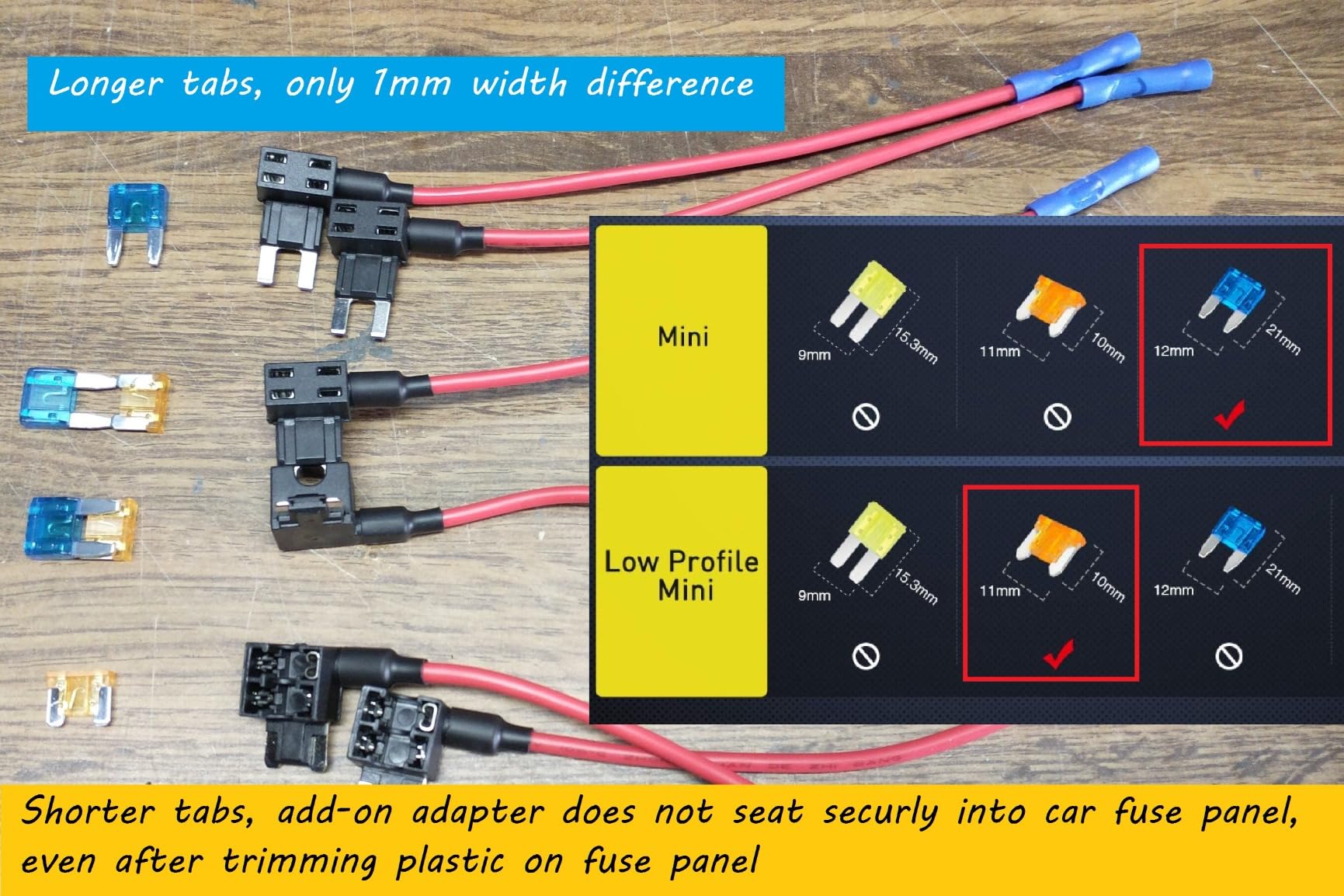 Nilight 12 Pack 12V Car Add-a-Circuit Fuse Tap Standard Mini Micro2 and Low Profile Taps 4 Types ATO ATC ATM APM Holder for Cars Trucks Boats customer photo 1