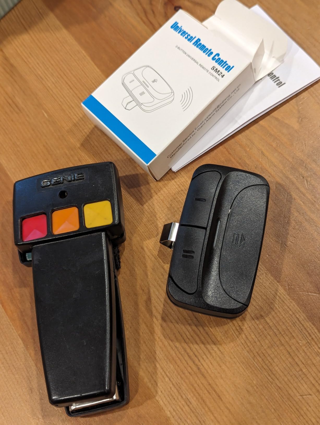 Universal 2-Button Garage Door Opener Remote, Works with Chamberlain, LiftMaster, Craftsman, Genie, DIP Switch and More customer photo 1