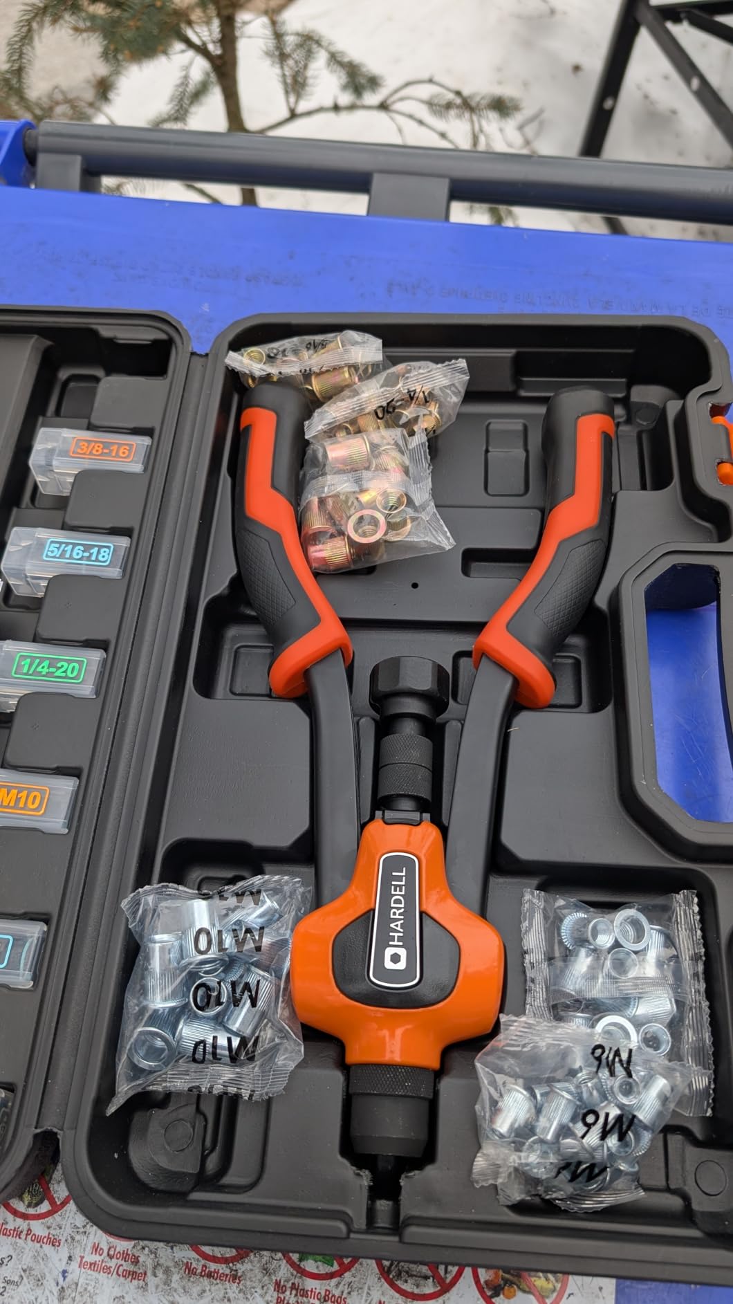 HARDELL Rivet Nut Tool Kit, 14