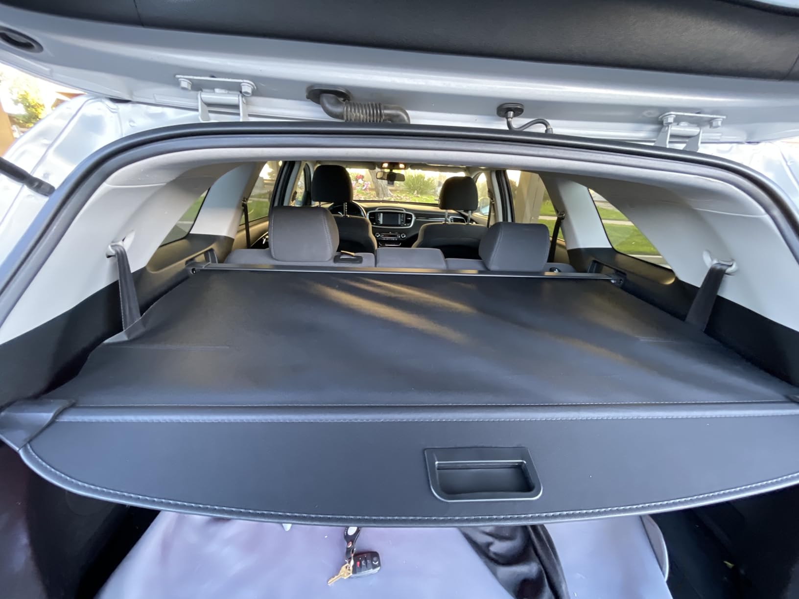 Cargo Cover for Kia Sorento Accessories 2016-2018 2019 2020 Rear Trunk Shade Cover customer photo 2