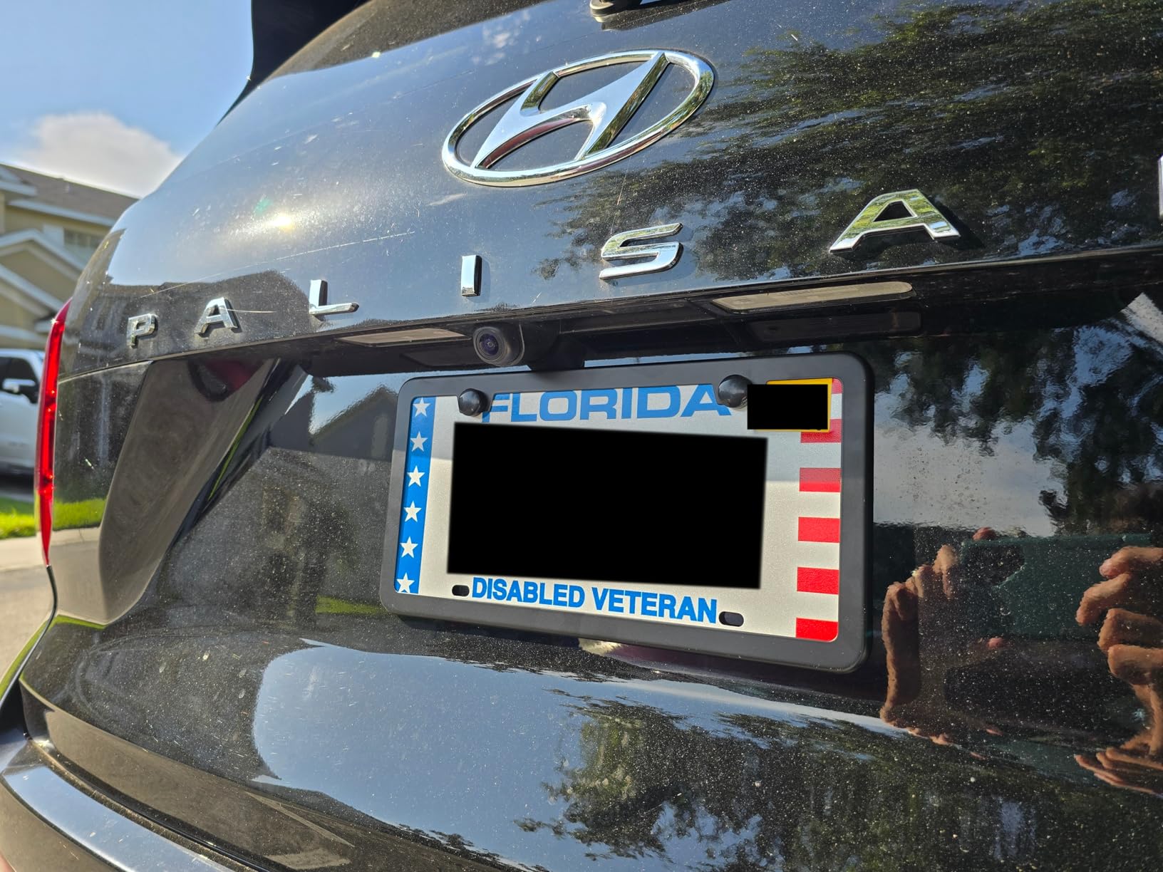 Premium Slim Matte Black License Plate Frames - 2 Pack, Rust-Free Stainless Steel & Rattle-Free, Street Legal, Universal with Screw Caps customer photo 1