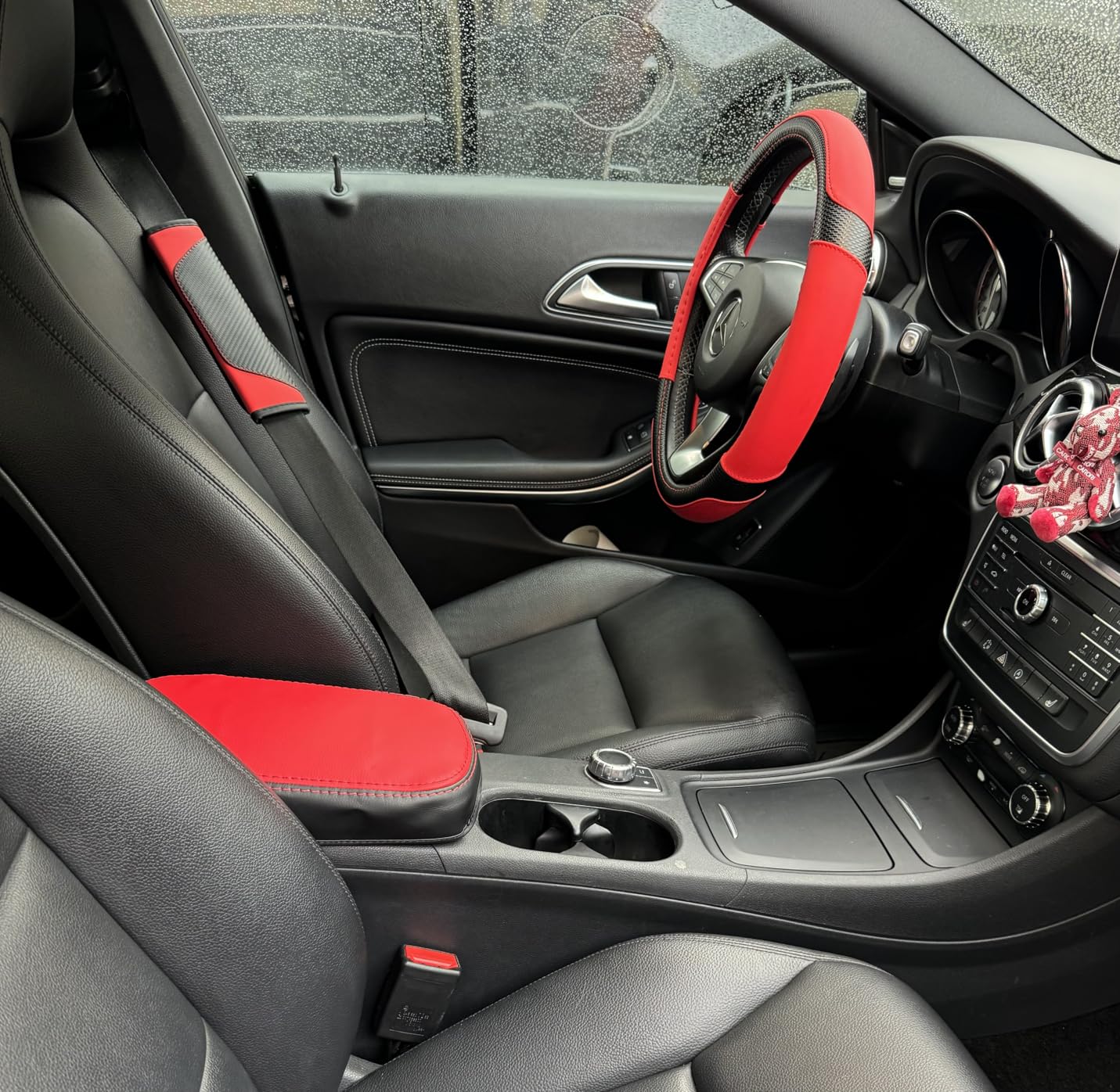 Great-luck Leather Center Console Cover Armrest Pad for Honda HR-V (2016-2021), Protector Armrest Box Cover Accessories customer photo 1