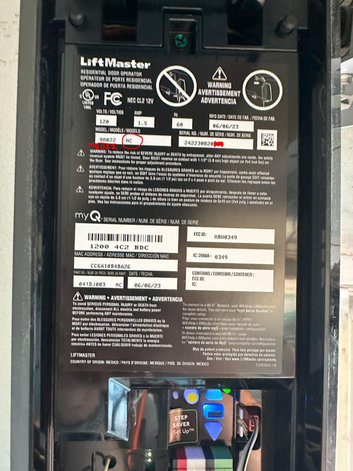 Genie Genuine GUK-R Wireless Universal Garage Door Opener Keypad, Compatible with LiftMaster, Chamberlain, Genie, Craftsman and More customer photo 1