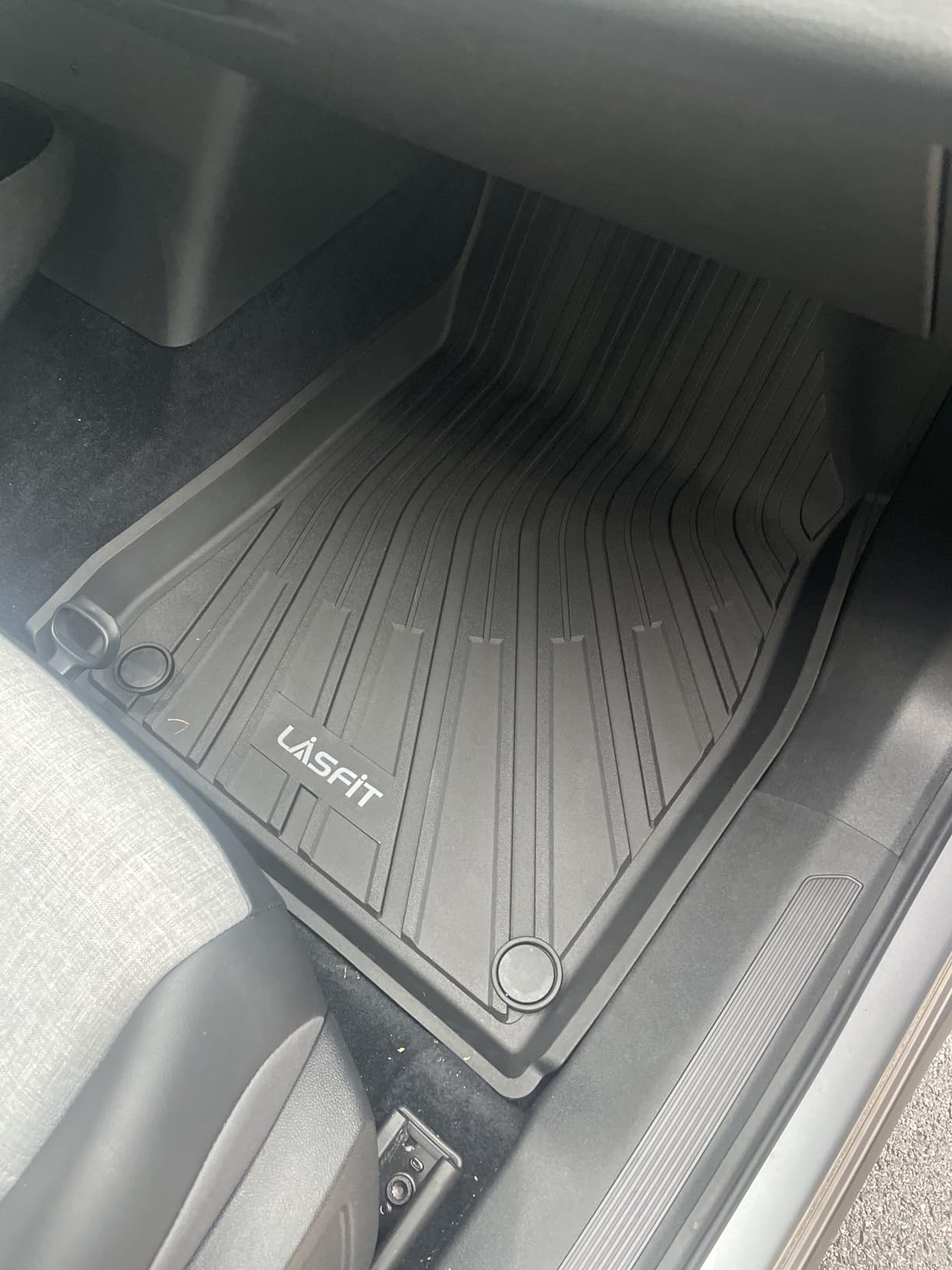 LASFIT Floor Mats for Volkswagen VW Tiguan 2018-2024(Fit 5 Seats), All-Weather Protection TPE 1st & 2nd Row Car Liners customer photo 2