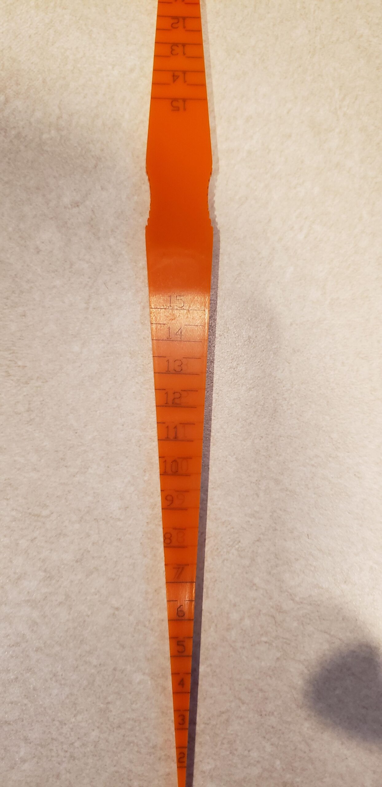 PAGOW 4 Pack Plastic Car Door Panel Gap Alignment Gauge Measuring Tool, Taper Feeler for Auto Car Vehicle-Orange Red customer photo 2