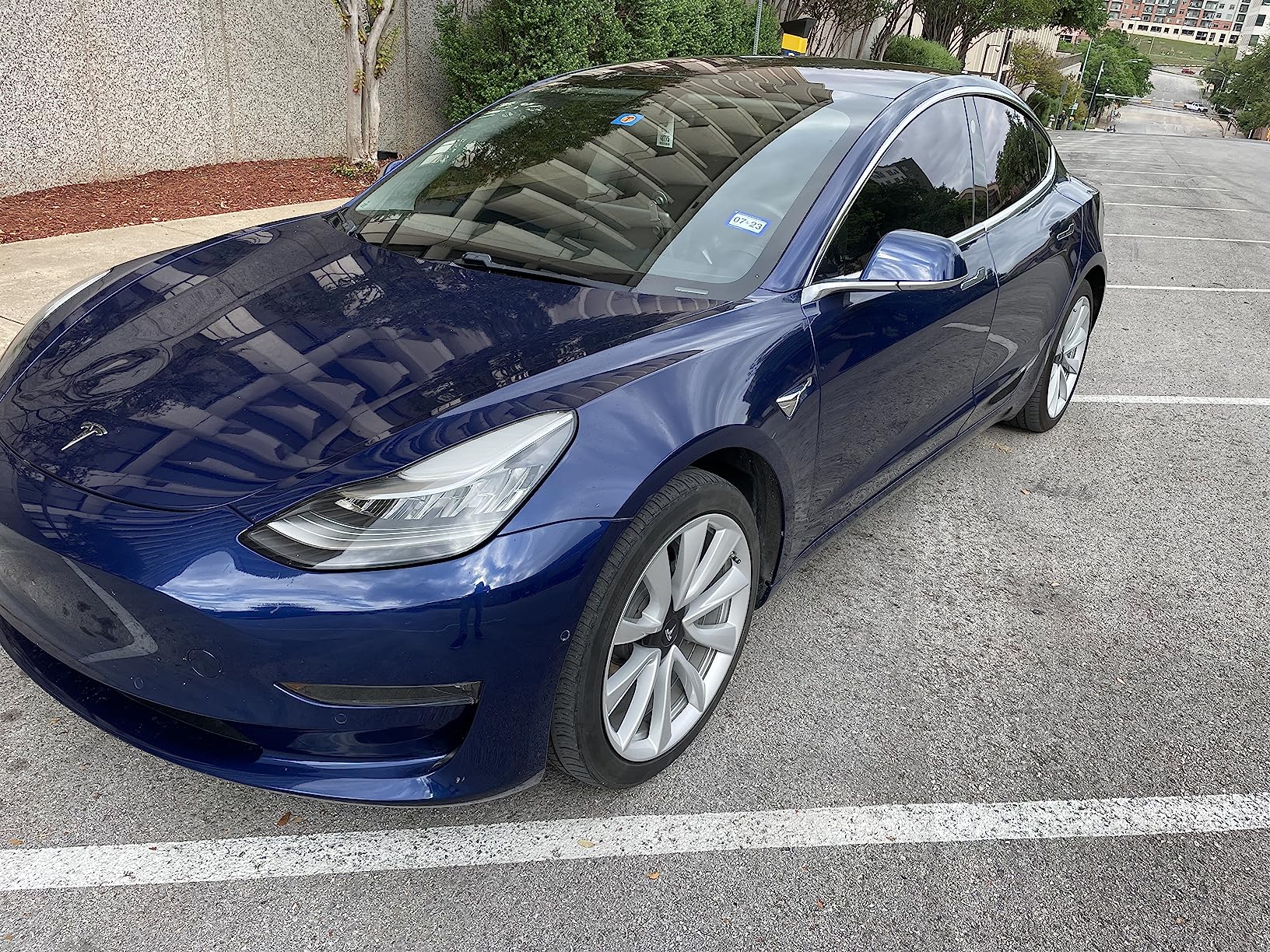 Front Tow Hook Cover for Tesla Model 3 2017-2023 White Front Bumper Tow Hook Cover Cap customer photo 2