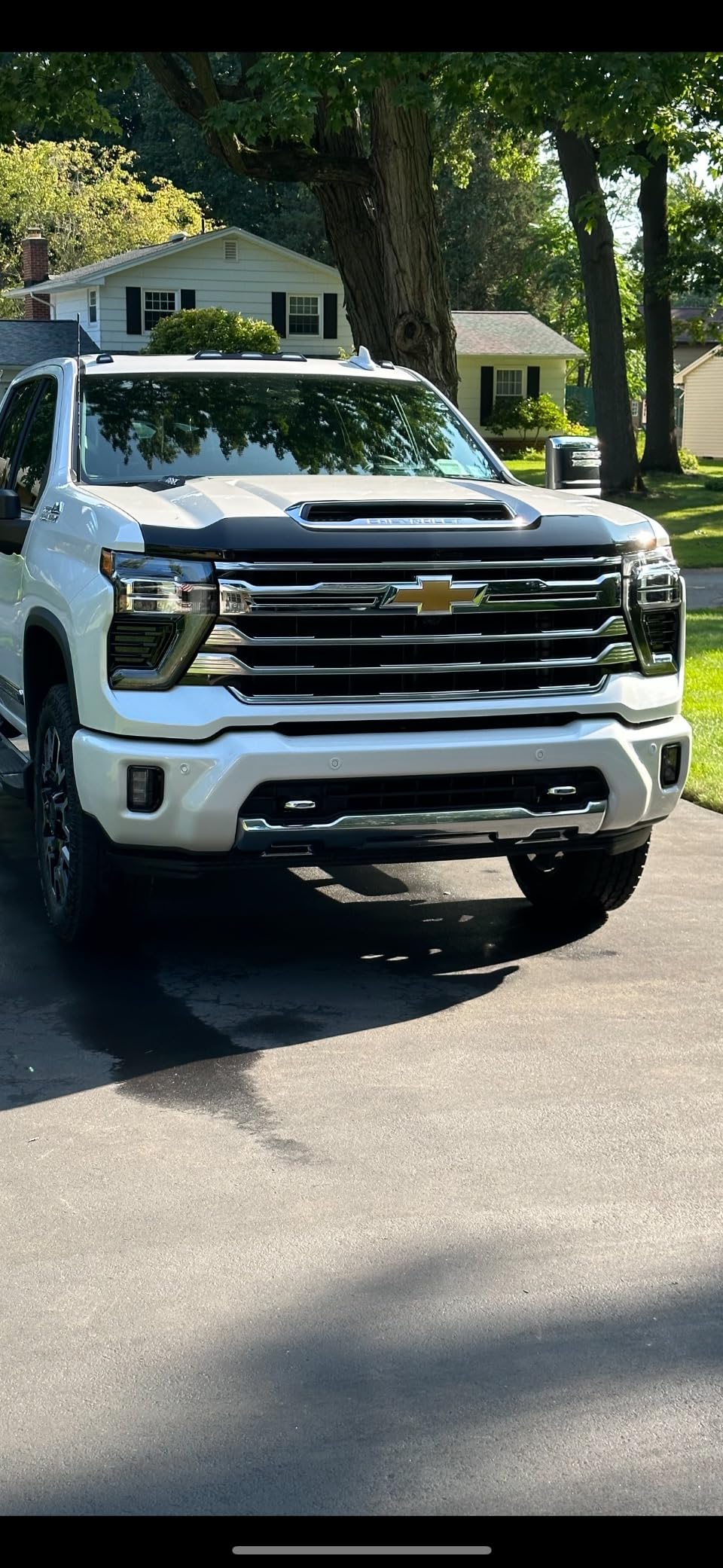 WeatherTech Hood Protector Low-Profile Hood Shield for Chevrolet Silverado 2500HD/3500HD (55189) customer photo 1