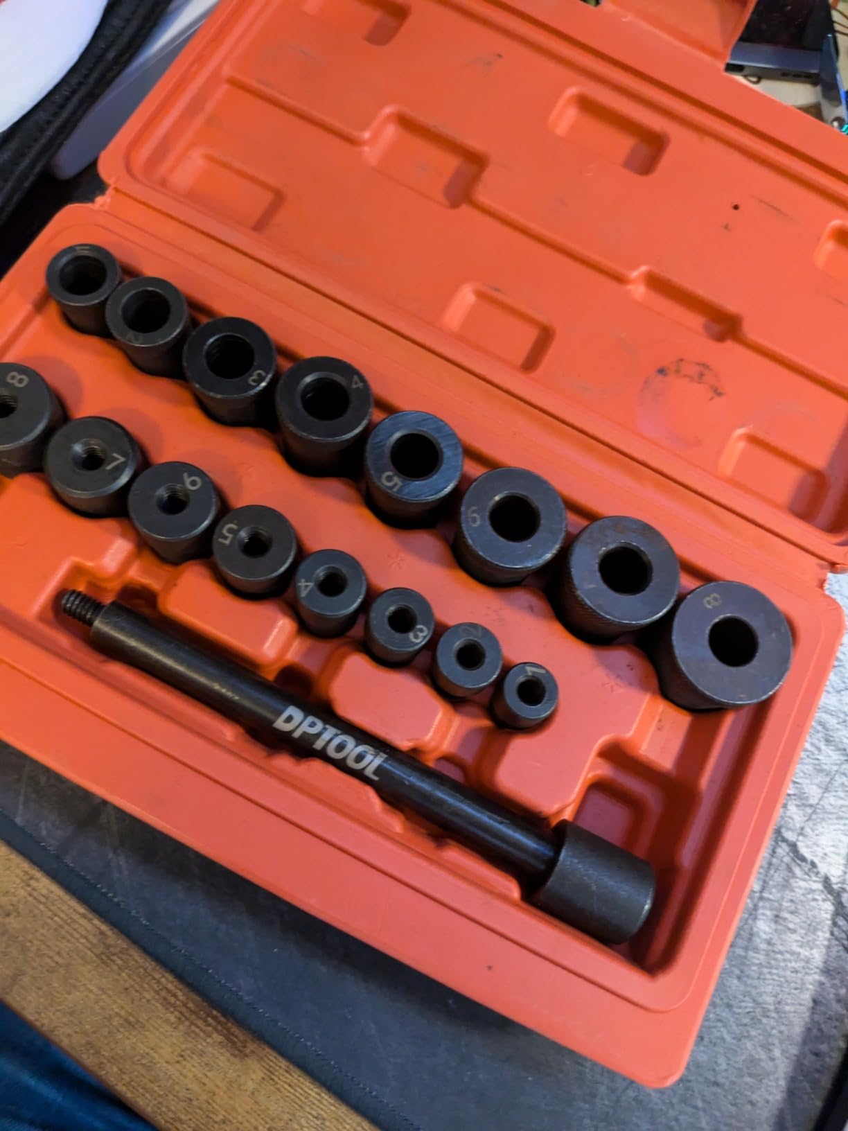 DPTOOL Clutch Alignment Tool Kit 17pc Universal Flywheel Pilot Hole and Clutch Drive Plate Aligning Tool (not fit Van Truck SUV) customer photo 1