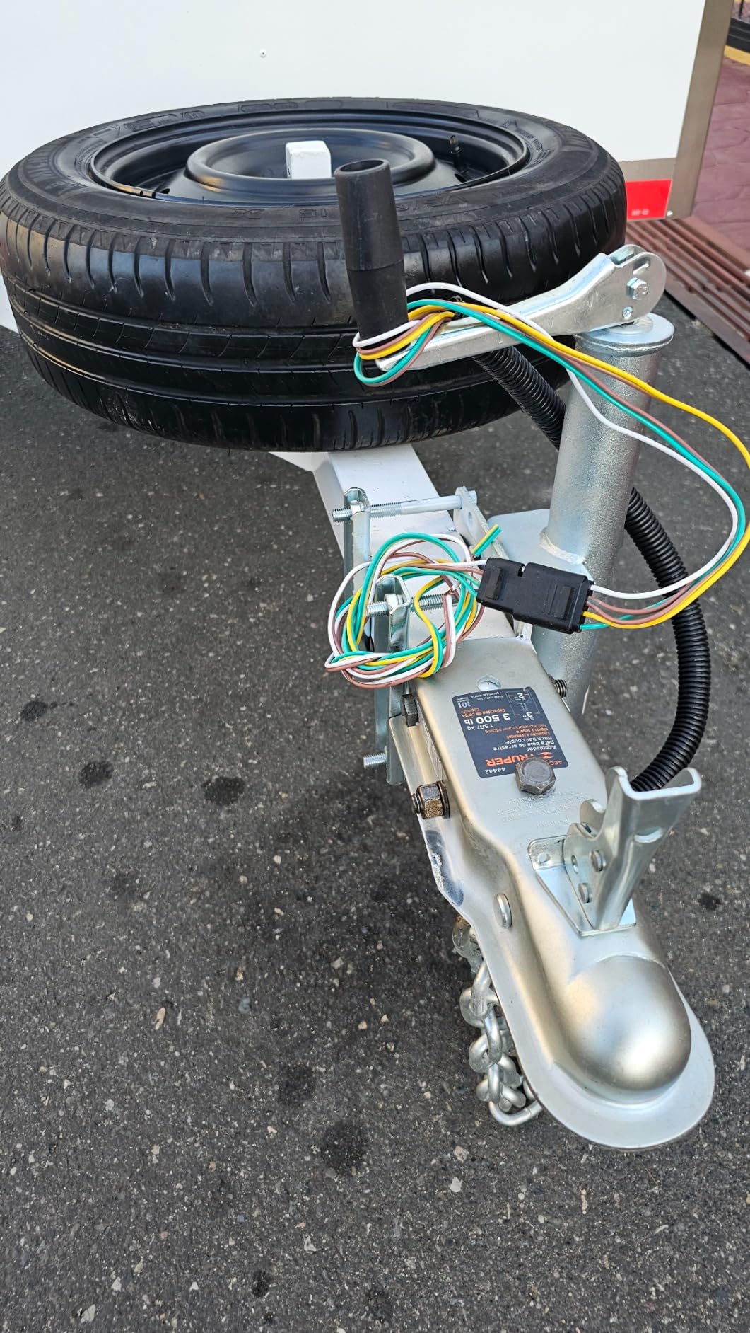 LIMICAR Trailer Wiring Harness Kit, 25ft Trailer Wire with 4 Flat Extension Connector, 4 Pin Flat Wishbond Wiring Light Kit for Utility Boat customer photo 2