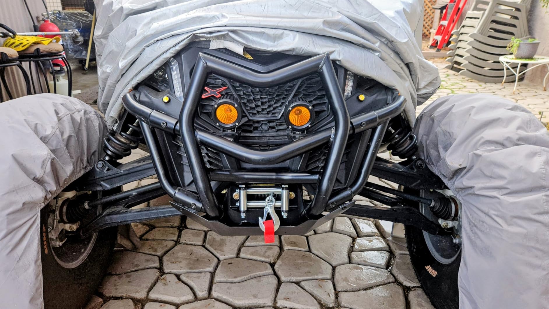 HLMOptimo 10 inch Winch Roller Fairlead 4 Way 10