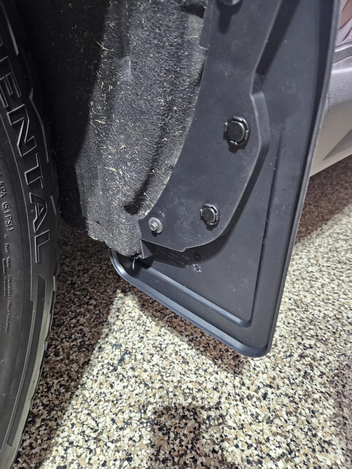 Front & Rear M1PZ-16A550-AA, M1PZ-16A550-BA OEM Mud Flaps for 2021-2025 Bronco Sport customer photo 2