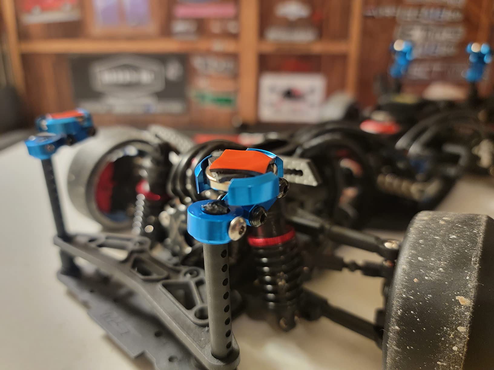ShareGoo 4Pack Metal Magnetic Stealth Invisible Body Post Mount Upgrade Parts Compatible with Axial SCX10 HSP Redcat D90 1/10 RC Crawler Drift Car Truck customer photo 1