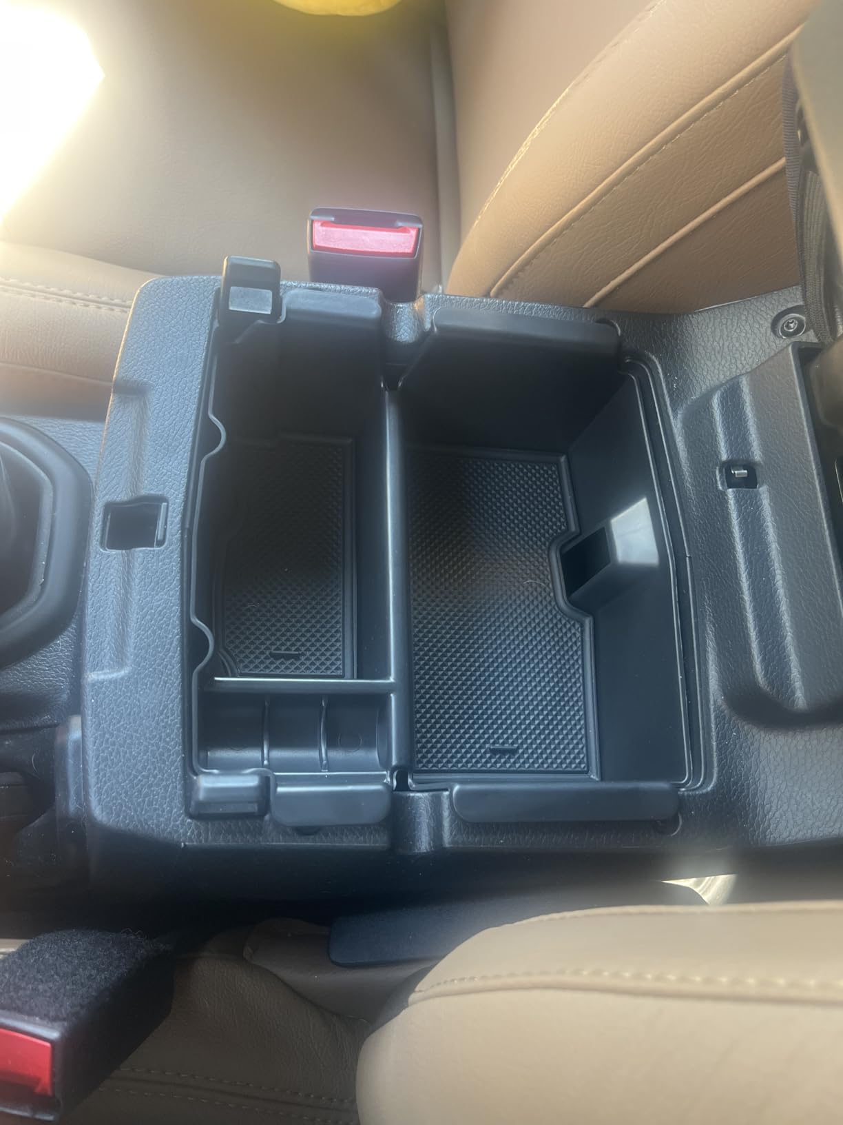 TACOBRO Center Console Organizer Compatible with Jeep Wrangler JL & JLU 2018 2019-2024 2025 2026 Accessories, Gladiator JT Truck 2020 2021 2022 2023-2026 Insert Tray Armrest Storage Box, Black customer photo 1