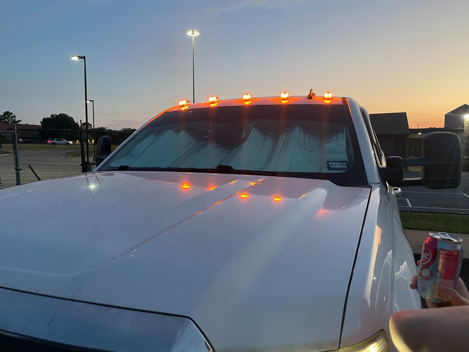 TRUE MODS Amber LED Teardrop Cab Marker Light Kit [Chrome Base] [DOT FMVSS 108] [SAE P2PC] [Universal Fit] Tear Drop for Truck RV Van Ford Super Duty F150 F250 F350 Chevy Silverado Dodge Ram customer photo 2