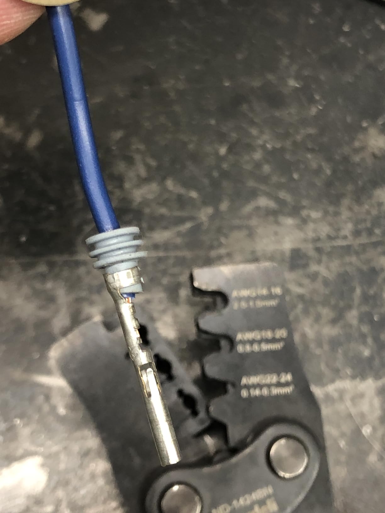 Weather Pack Crimp Tool, Newdeli Crimper for AWG 24-14 Crimping Delphi APTIV Weather Pack Terminals or Metri-Pack Connectors customer photo 2