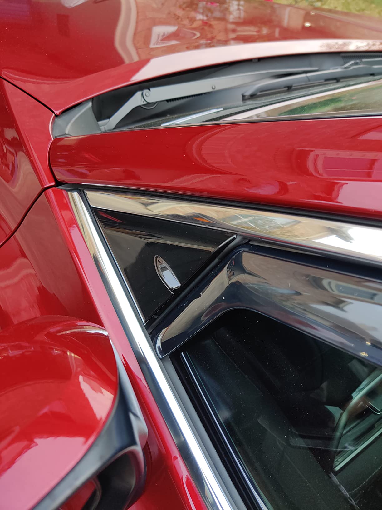 Goodyear Shatterproof in-Channel Window Deflectors for Toyota Camry 2018-2024, Rain Guards, Window Visors for Cars, Vent Deflector, Car Accessories, 4 pcs - GY003450LP customer photo 1