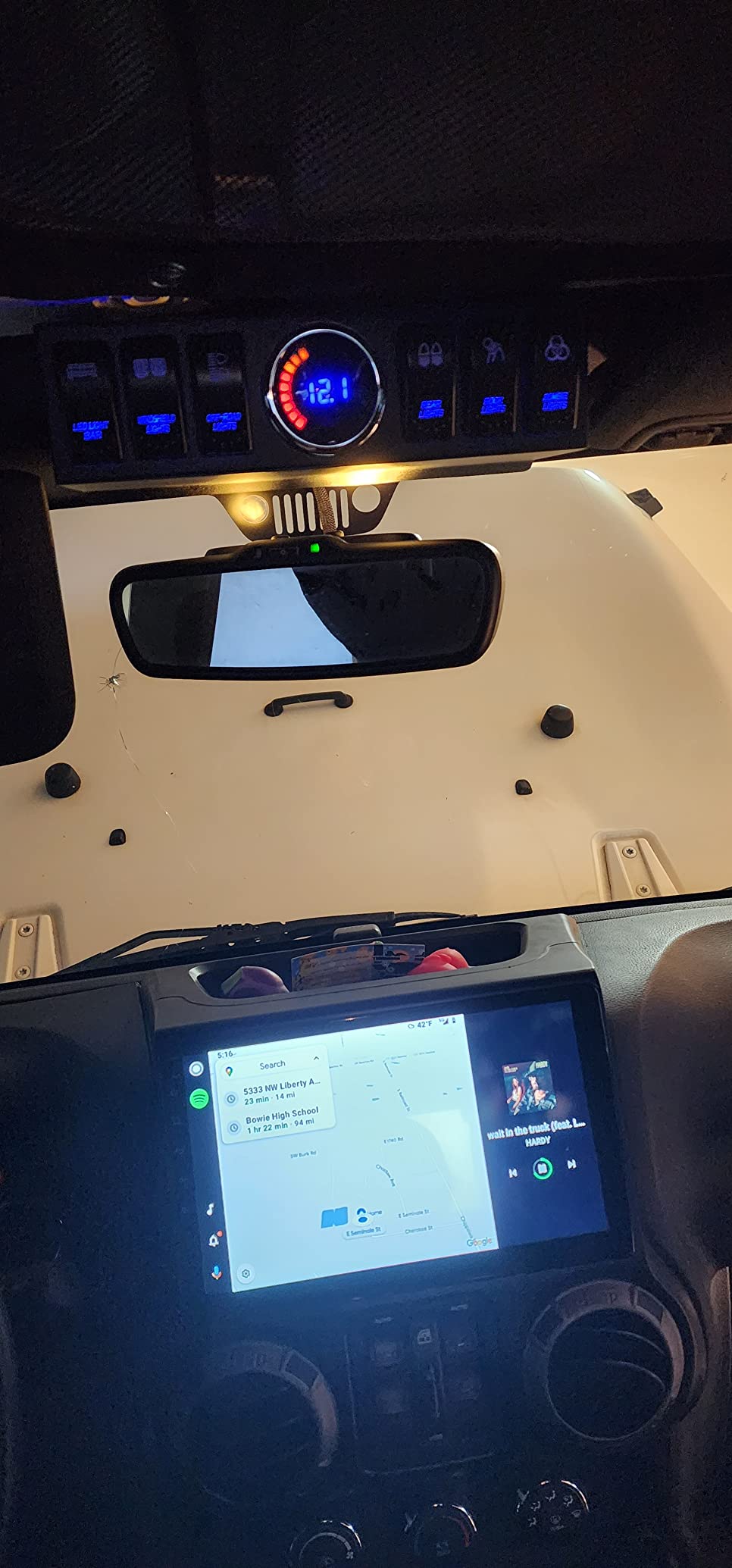 Nilight 6 Gang Rocker Switch 12V Panel Relay Box Circuit Control System with 80A Breaker Covers and Removals for Jeep Wrangler JK JKU 2007-2018 customer photo 2