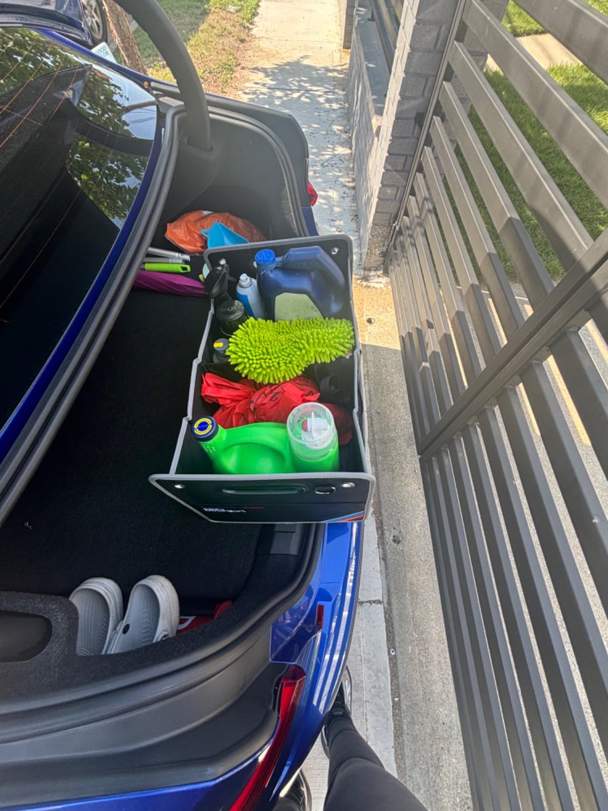 Car Trunk Organizer, Waterproof Collapsible Portable Multipurpose Storage Box, Tool Grocery bag organizer, Organizer For X1 X3 X5 E30 Suv Garage Home customer photo 1