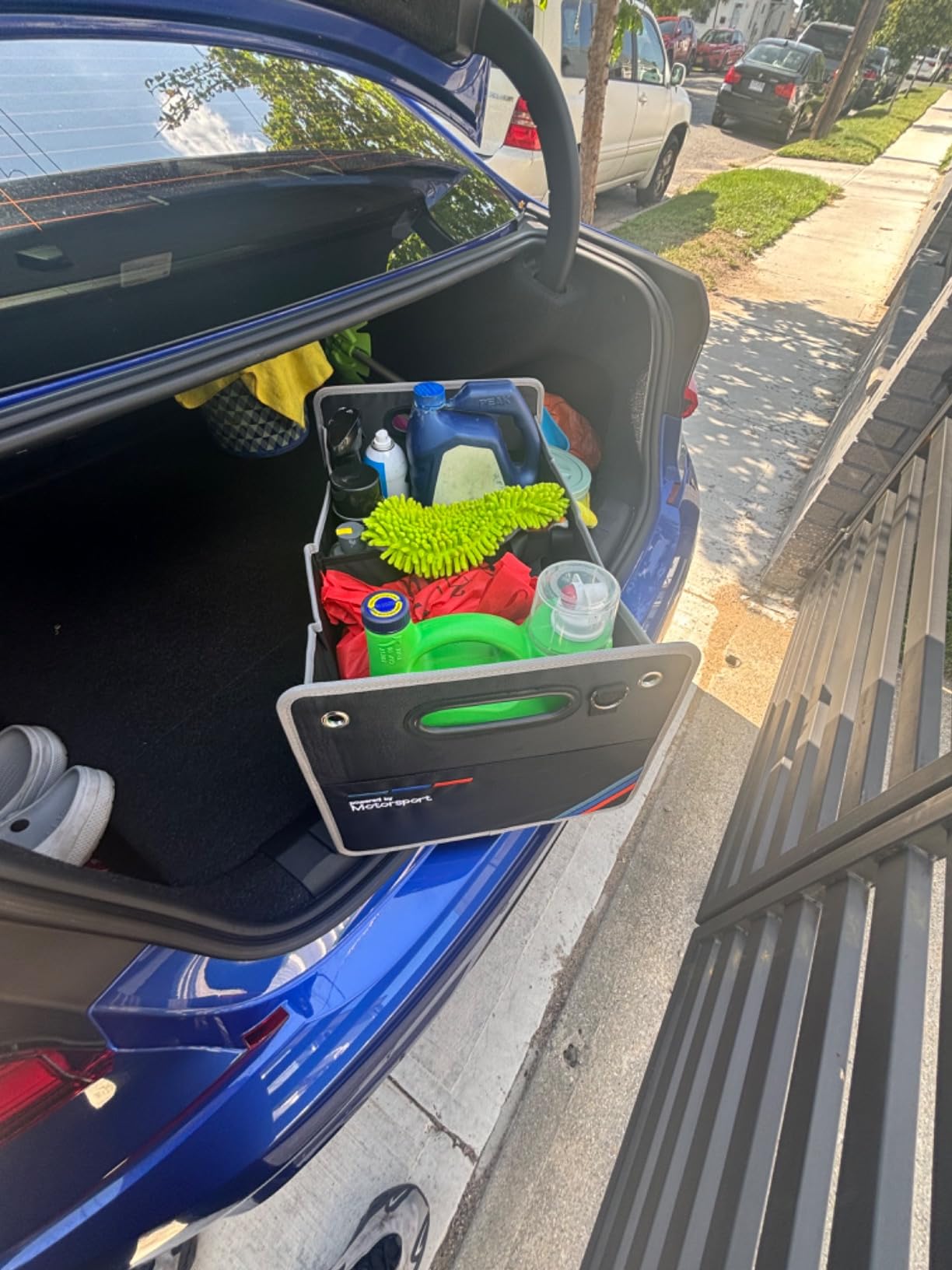Car Trunk Organizer, Waterproof Collapsible Portable Multipurpose Storage Box, Tool Grocery bag organizer, Organizer For X1 X3 X5 E30 Suv Garage Home customer photo 2