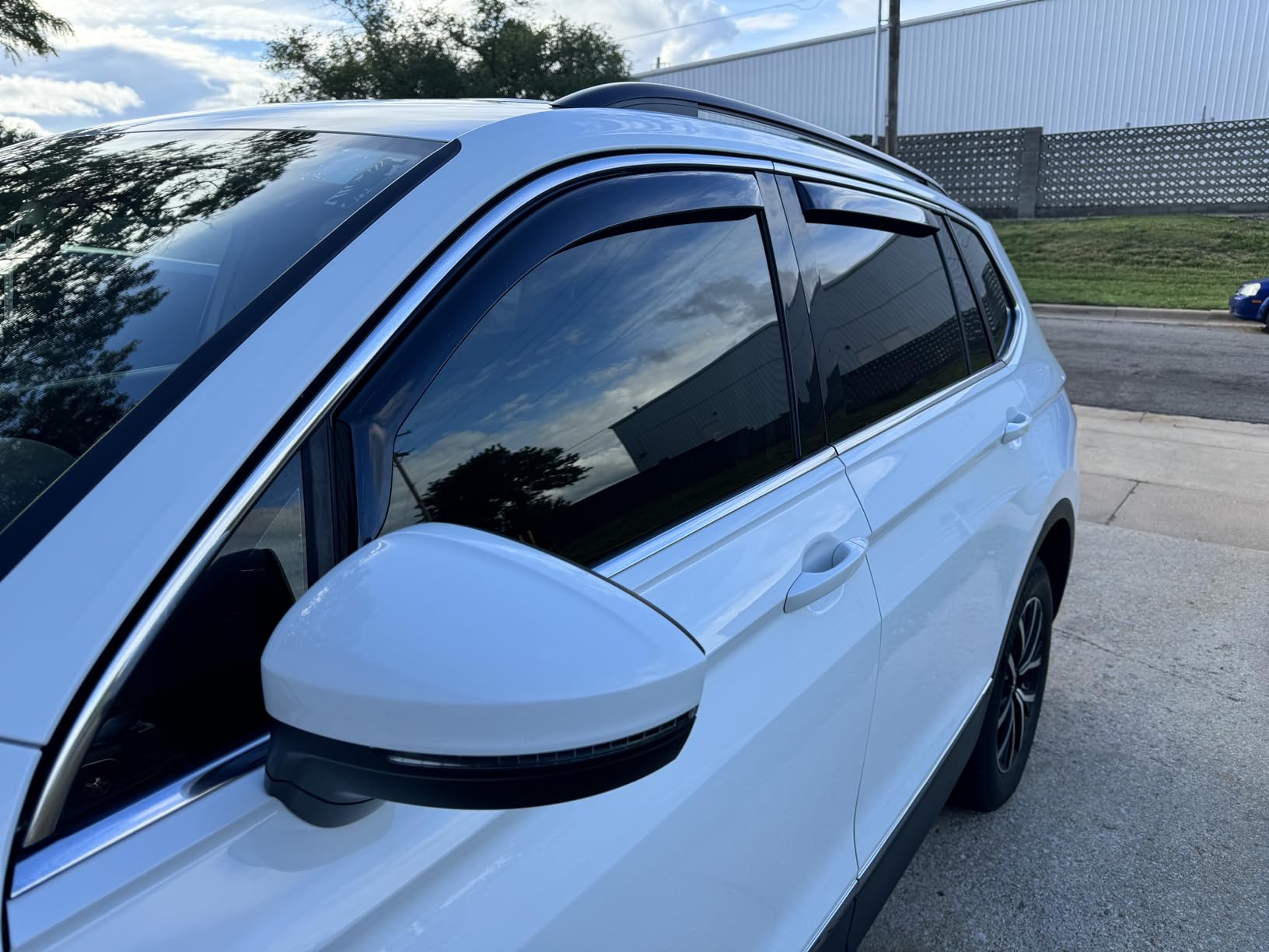 Voron Glass in-Channel Extra Durable Rain Guards for Volkswagen Tiguan 2018-2024, Window Deflectors, Vent Window Visors, 4 Pieces - 220164 customer photo 2