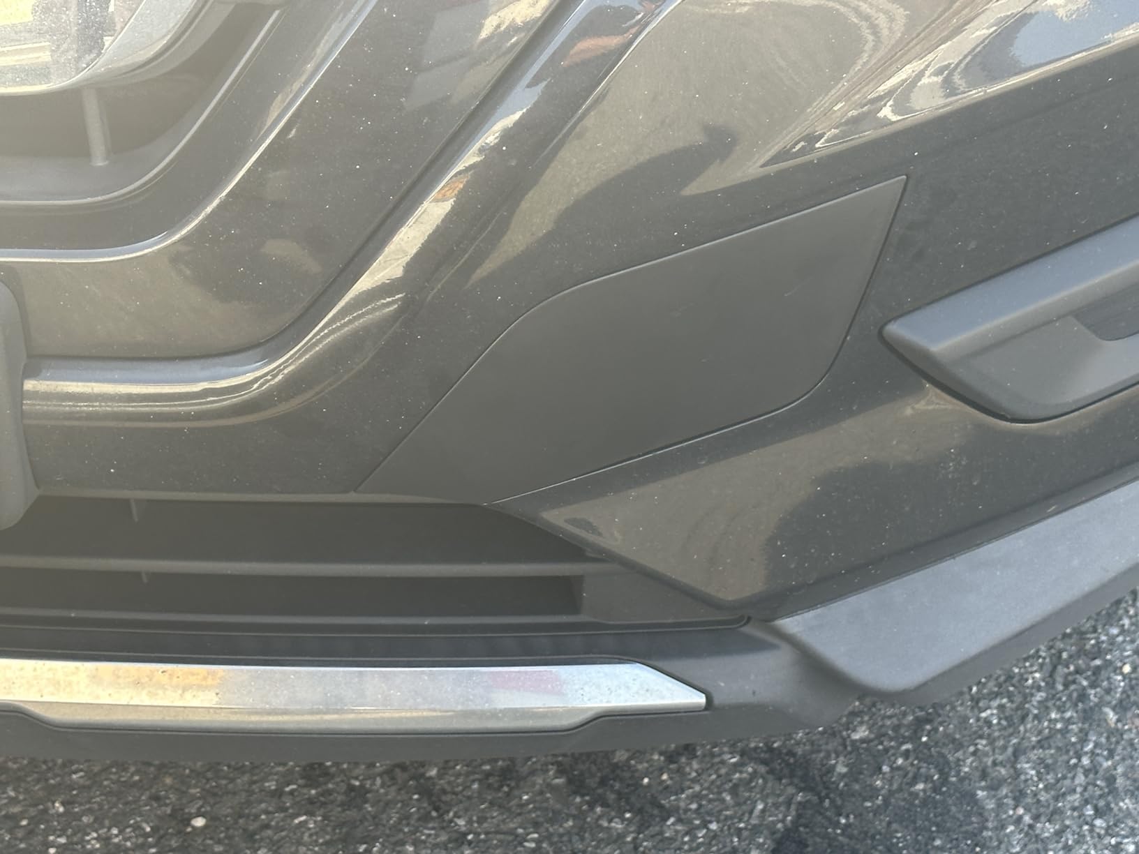 FZJDSD Front Bumper Tow Hook Cover 622A0-6FL0H Compatible with Nissan Rogue CVT AWD FWD Rogue Hybrid 2017 2018 2019 2020 Replace 622A0-6FV0A customer photo 1