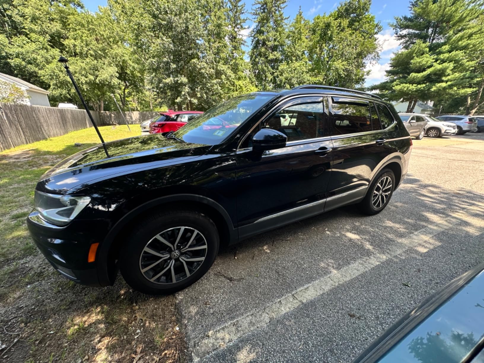 Goodyear Shatterproof in-Channel Window Deflectors for Volkswagen Tiguan 2018-2024, Rain Guards, Window Visors for Cars, Vent Deflector, Car Accessories, 4 pcs - GY003448LP customer photo 2