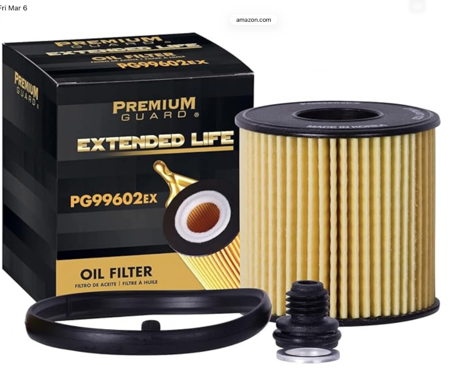 Premium Guard Extended Life Oil Filter up to 10k Miles PG99602EX | Fits 2021-2025 Hyundai Elantra, 2022-2025 Kona, 2020-2025 Sonata, 2025 Kia K4 customer photo 2