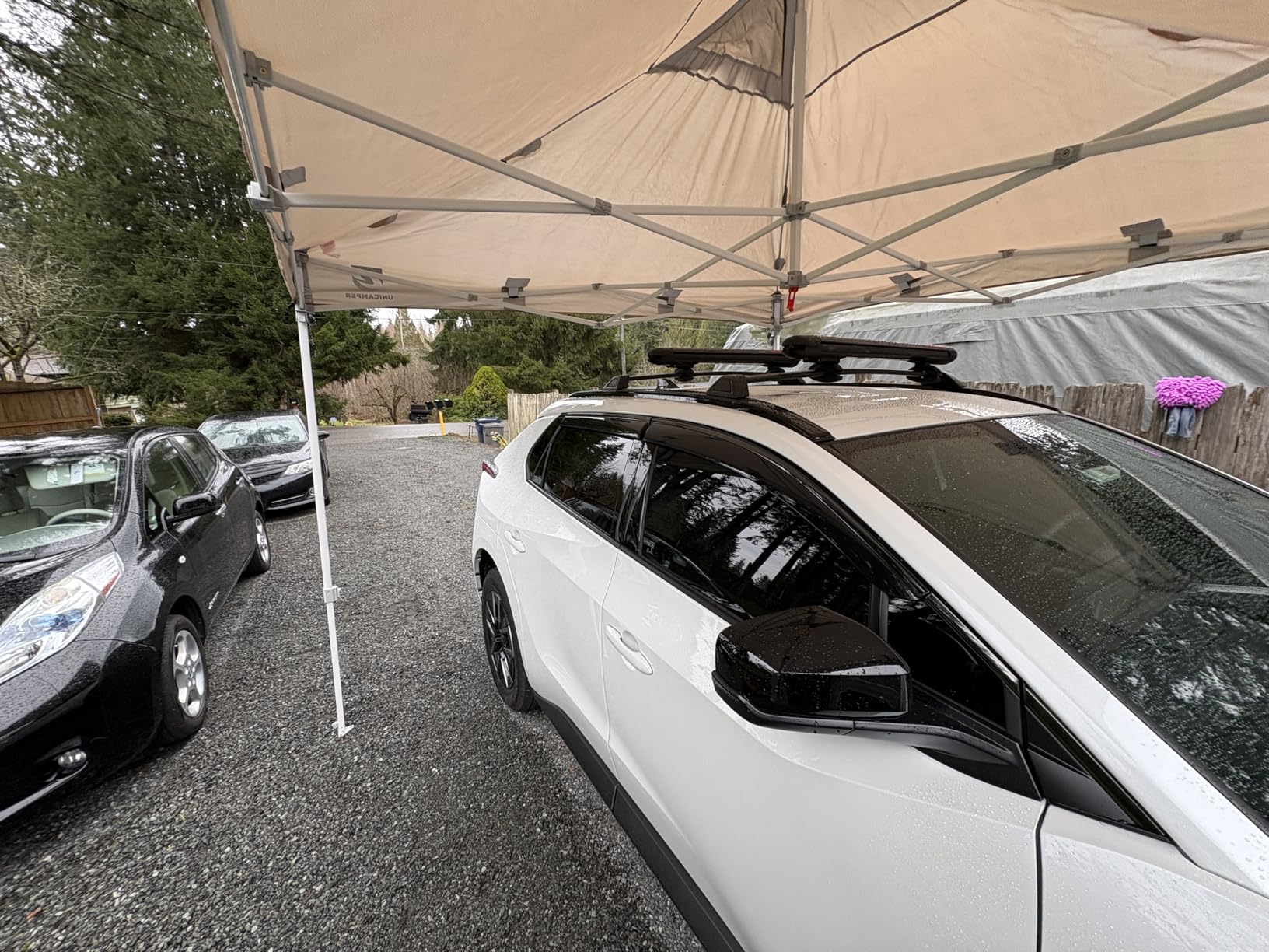 VESUL Tape on Window Deflector Compatible with Hyundai Sonata 2020 2021 2022 2023 Polycarbonate Rain Guard Vent Visor Shield Cover with 304 Stainless Steel Trim Smoke Gray customer photo 1