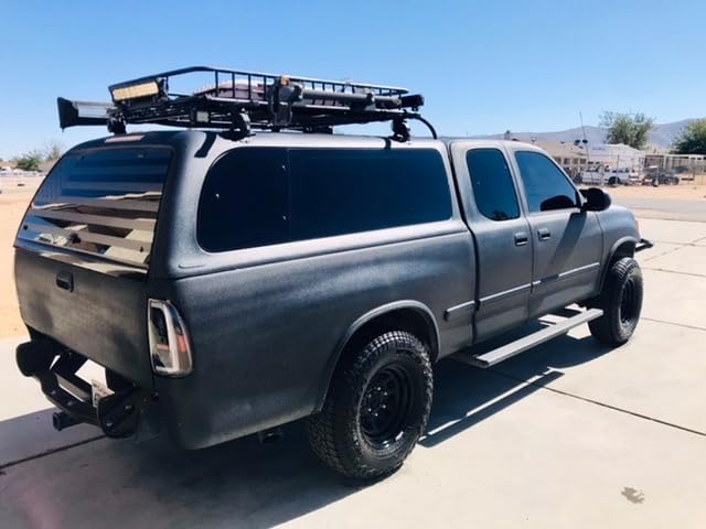 AmeriLite for 2000-2006 Toyota Tundra Standard | Access Cab C-Type LED Tube Black Replacement Brake Tail Lights Pair customer photo 1