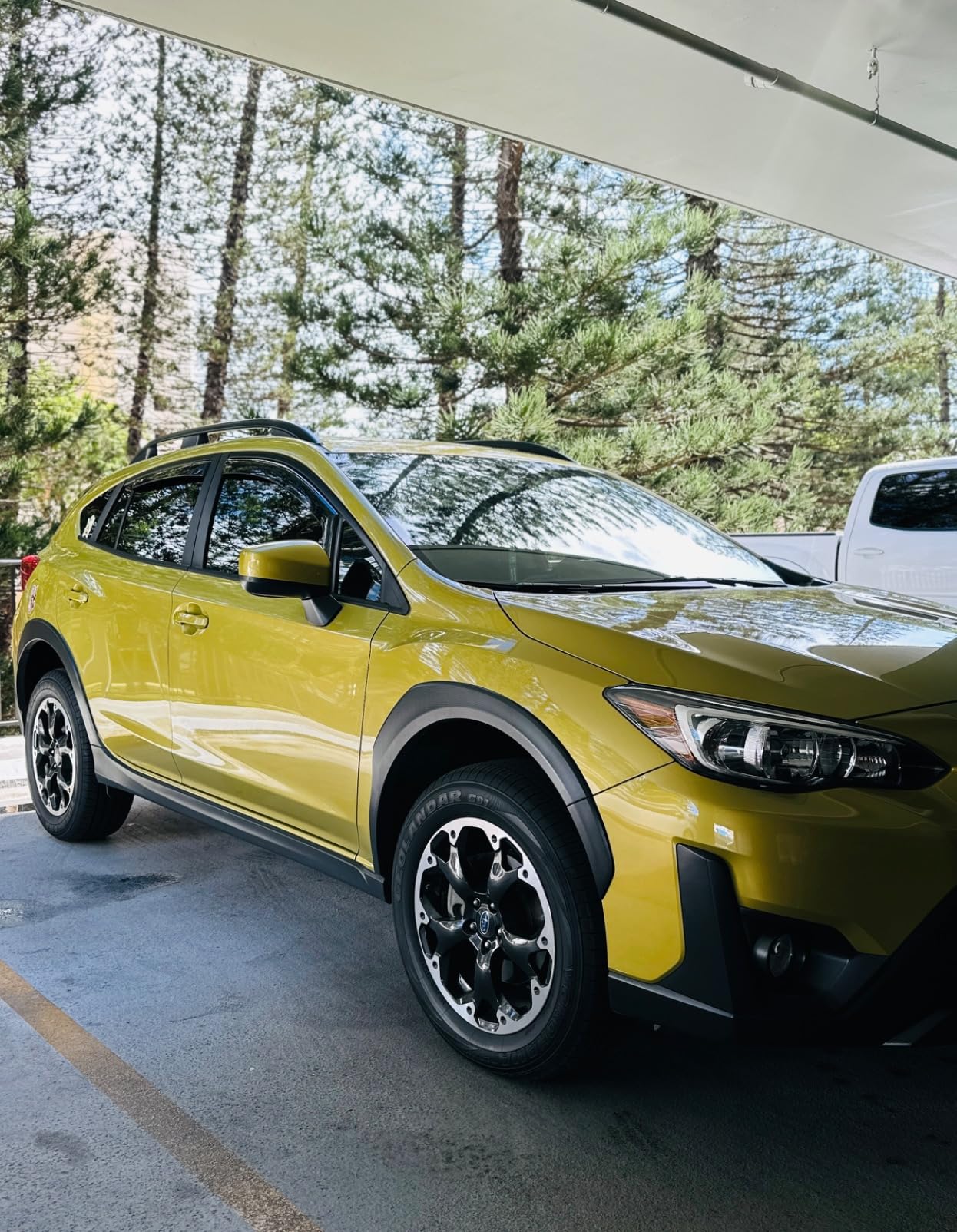 Goodyear Shatterproof in-Channel Window Deflectors for Subaru XV Crosstrek 2018-2023/Subaru Impreza 2017-2023, Rain Guards, Window Visors for Cars, Vent Deflector, Car Accessories, 4 pcs - GY003477 customer photo 2