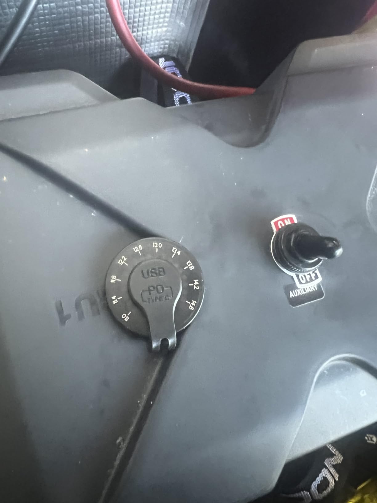 Joinfworld Toggle Switch 12V DC 125V SPST 2 Pin Waterproof Marine Toggle Switch 12 Volt On Off Switch 30A Heavy Duty with Boot Cover for Automotive Boat Car Truck - 4Pack customer photo 2