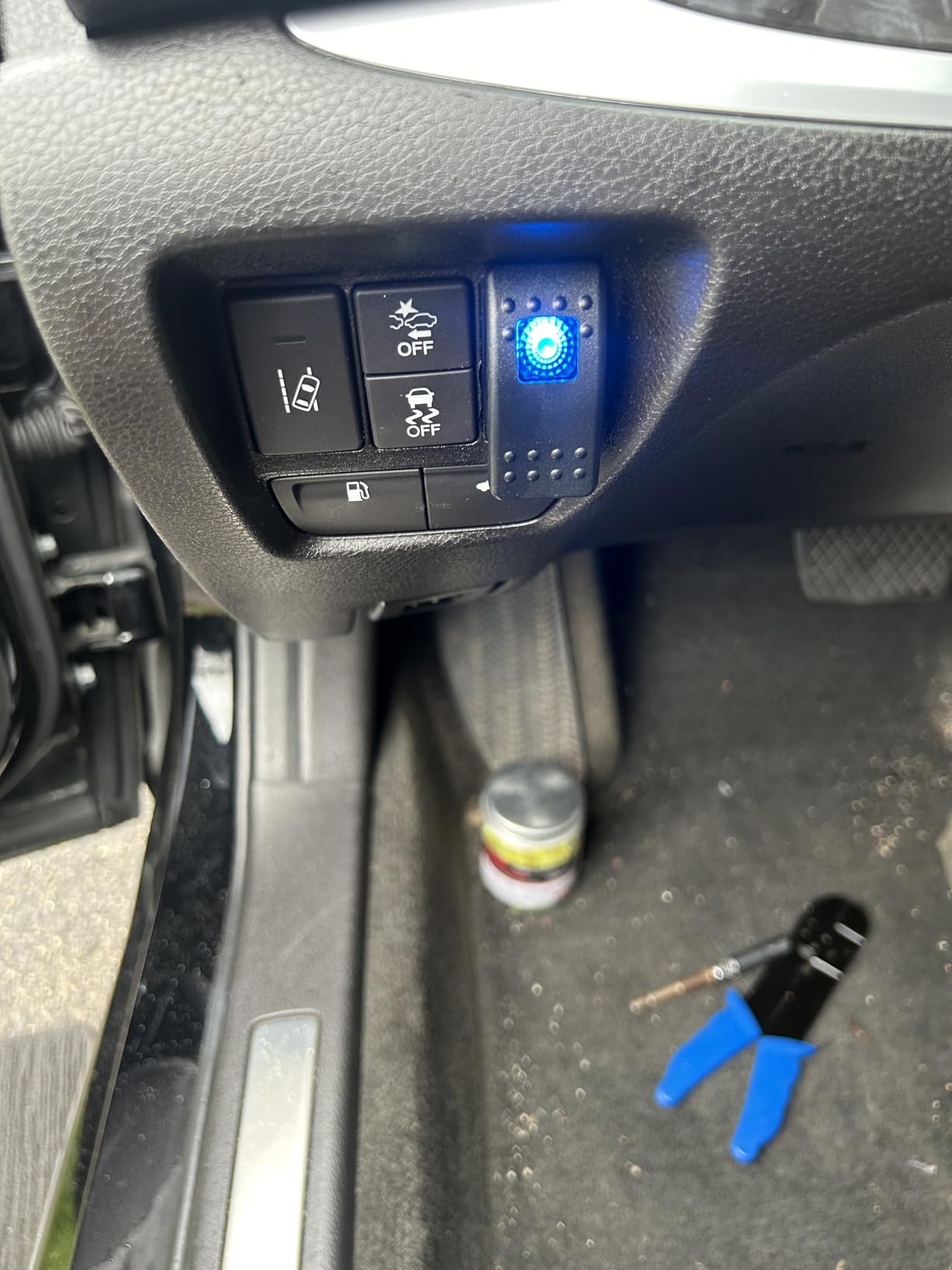 Joinfworld Marine Rocker Switch 12V 24V Lighted Rocker Switch 12 Volt 20A Blue LED 3 Pin SPST ON/Off Waterproof for Boat UTV RZR ATV Car Automotive -2Pcs customer photo 1