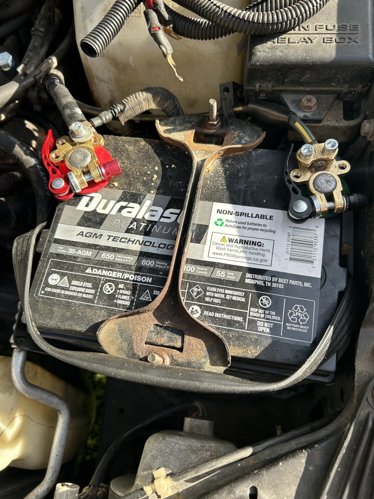 2PCS Battery Terminal Connectors, 4 Way Quick Release Disconnect Battery Terminals, Positive Negative Battery Cable Ends for SAE/JIS Type A Posts by ZONBANG (Copper) customer photo 2