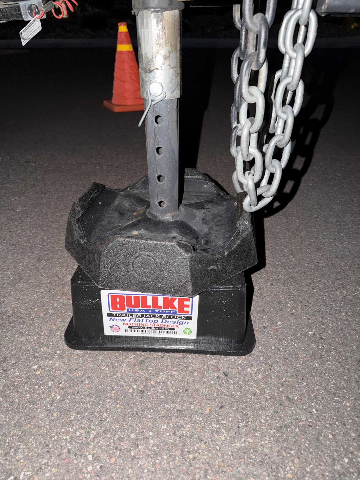 USA-Made Trailer Jack Blocks |Up to 18,000 lbs.| Heavy Duty RV Leveling & Stabilizing Pads for Camper, Travel Trailer,5th Wheel Support | Reliable & Durable Stabilizer, Jack, Foot Stand |RV Blocks (1) customer photo 1