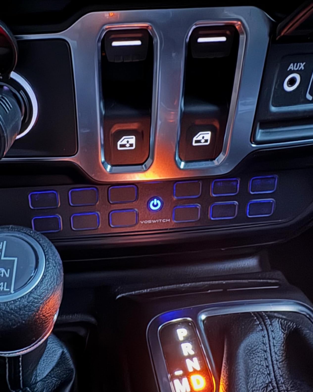 Voswitch JL120 Lower Dash Switch Panel for Jeep Wrangler JL 2018-current and Gladiator 2020-current customer photo 1